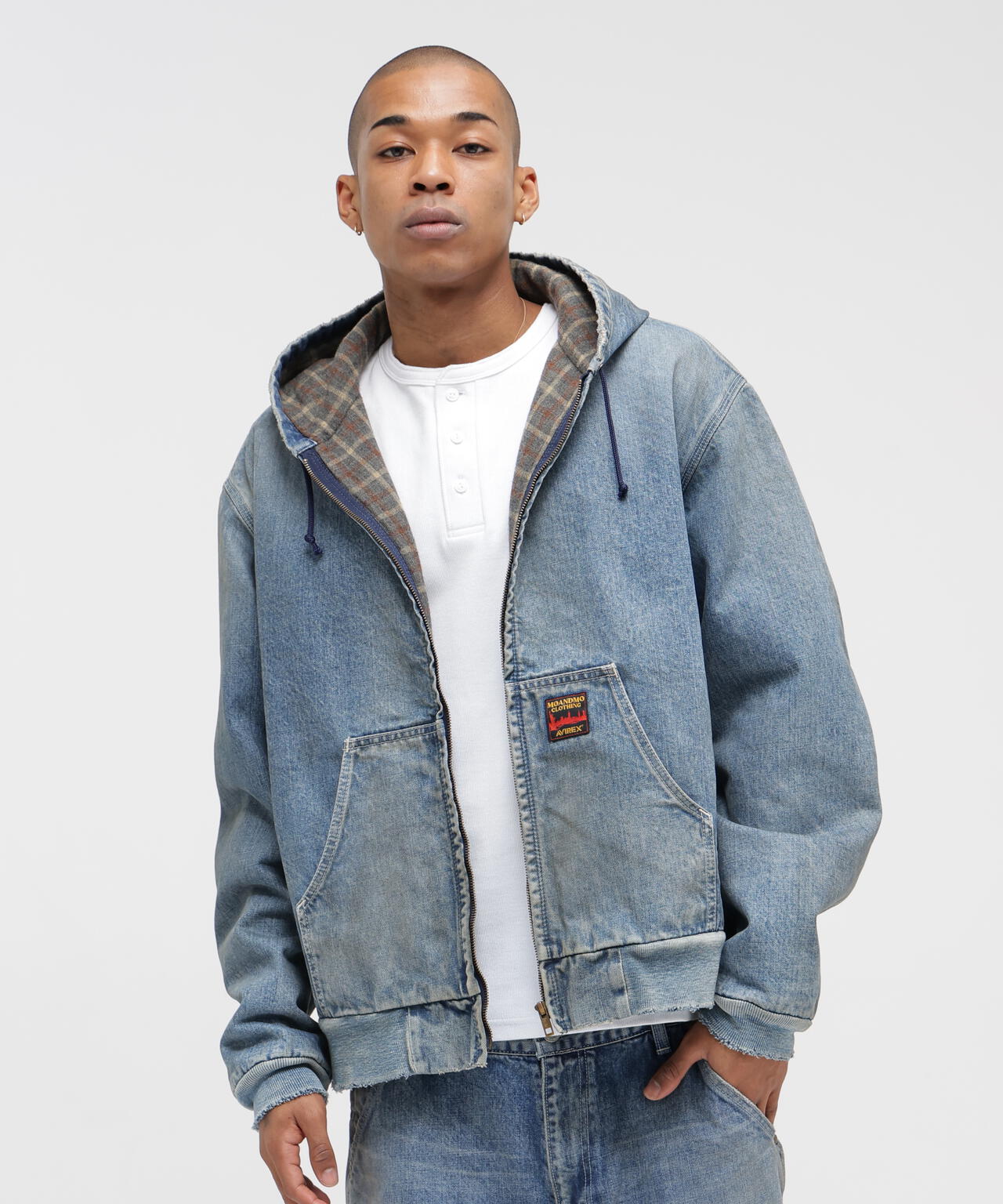 《AVIREX|MOANDMO CLOTHING》DENIM ACTIVE PARKA