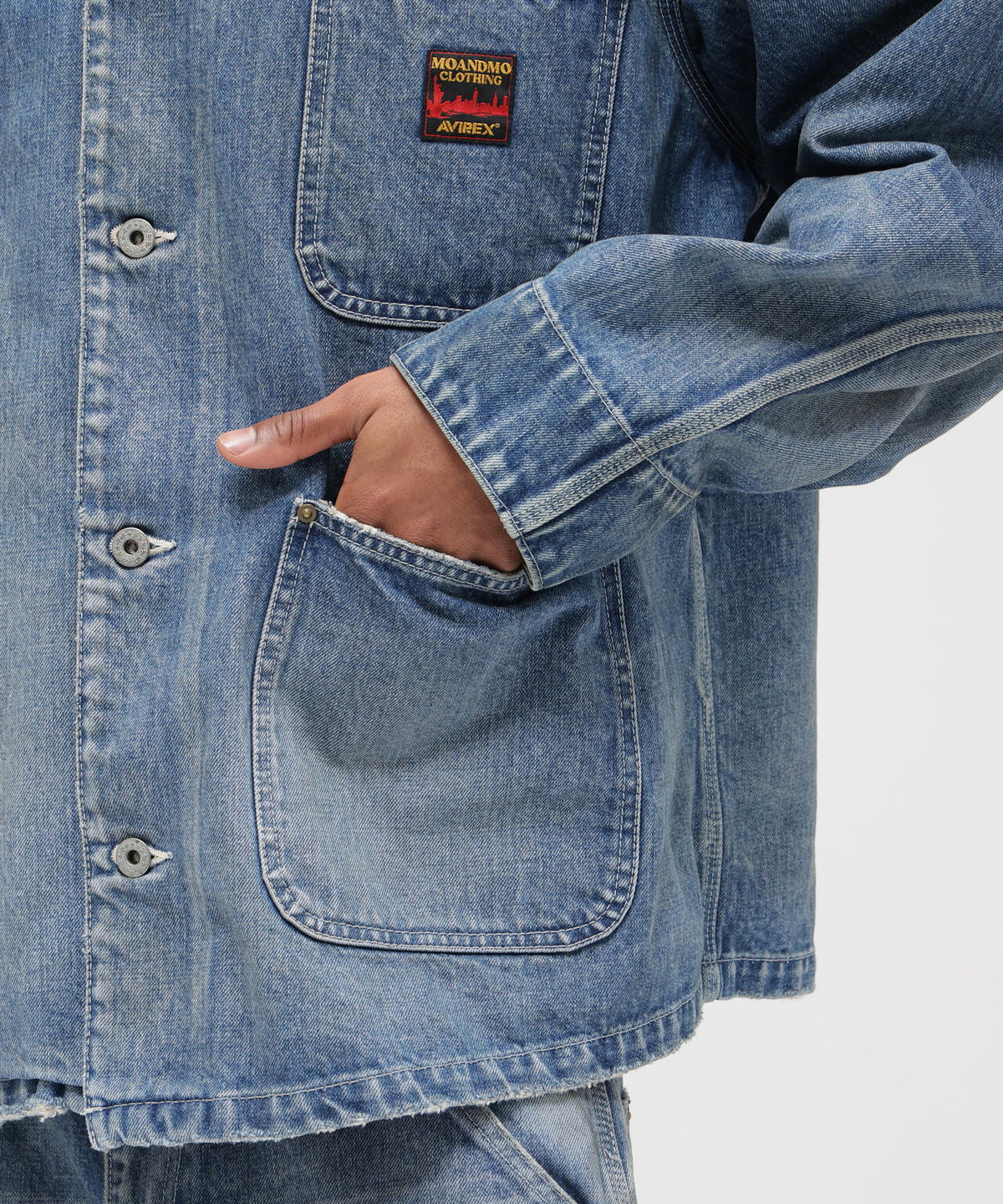 《AVIREX|MOANDMO CLOTHING》DENIM COVERALL WW2
