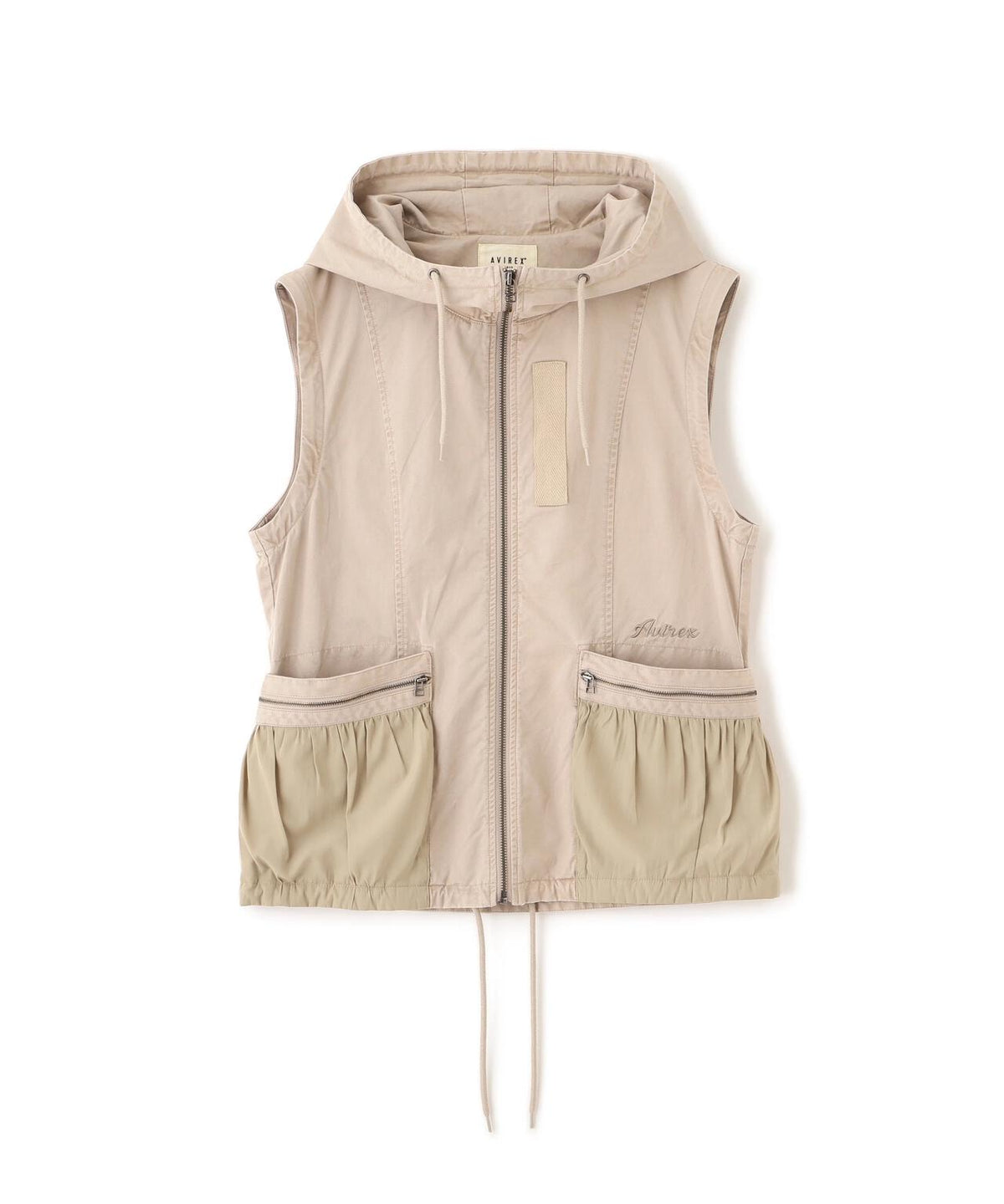 《WOMAN》MILITARY ZIP POCKET DETACHABLE JACKET