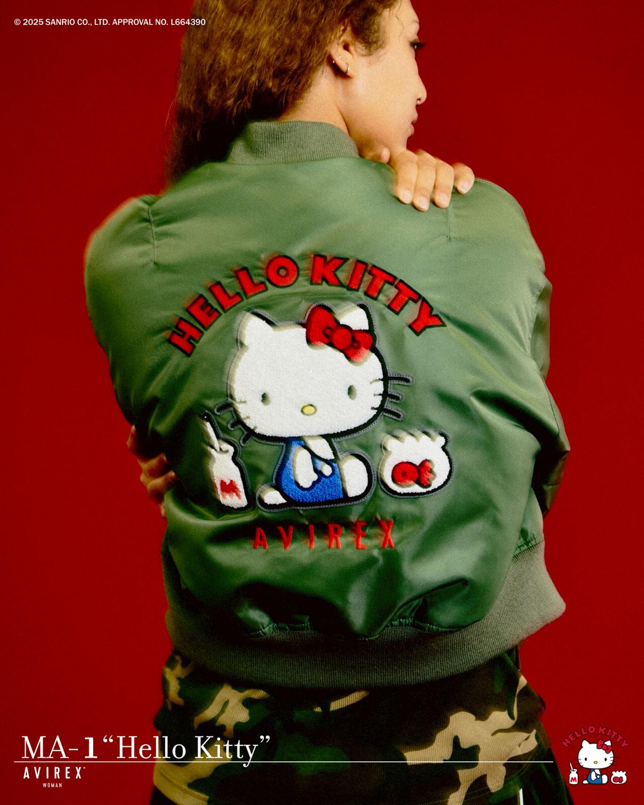 《AVIREX×HELLO KITTY》MA-1