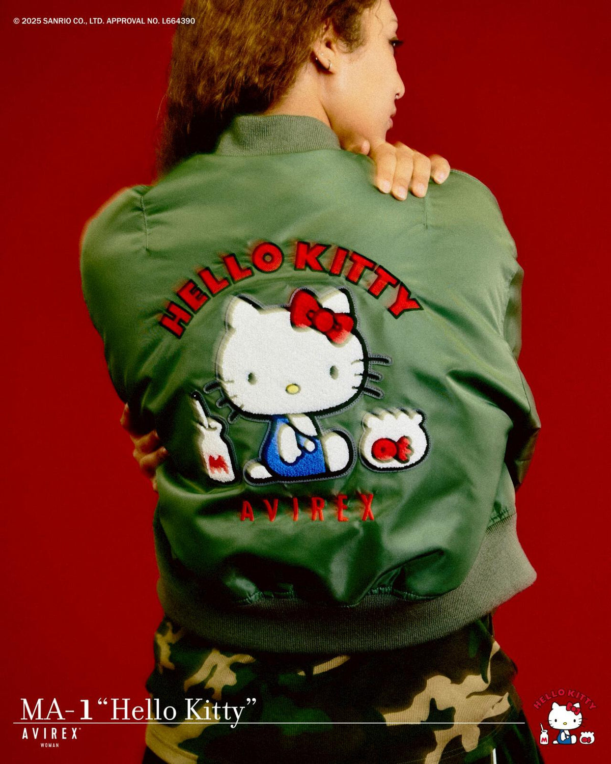 《AVIREX×HELLO KITTY》MA-1