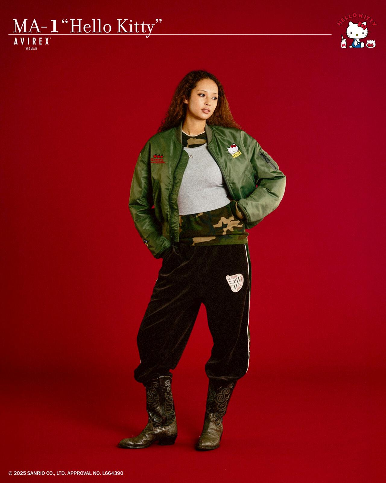 《AVIREX×HELLO KITTY》MA-1