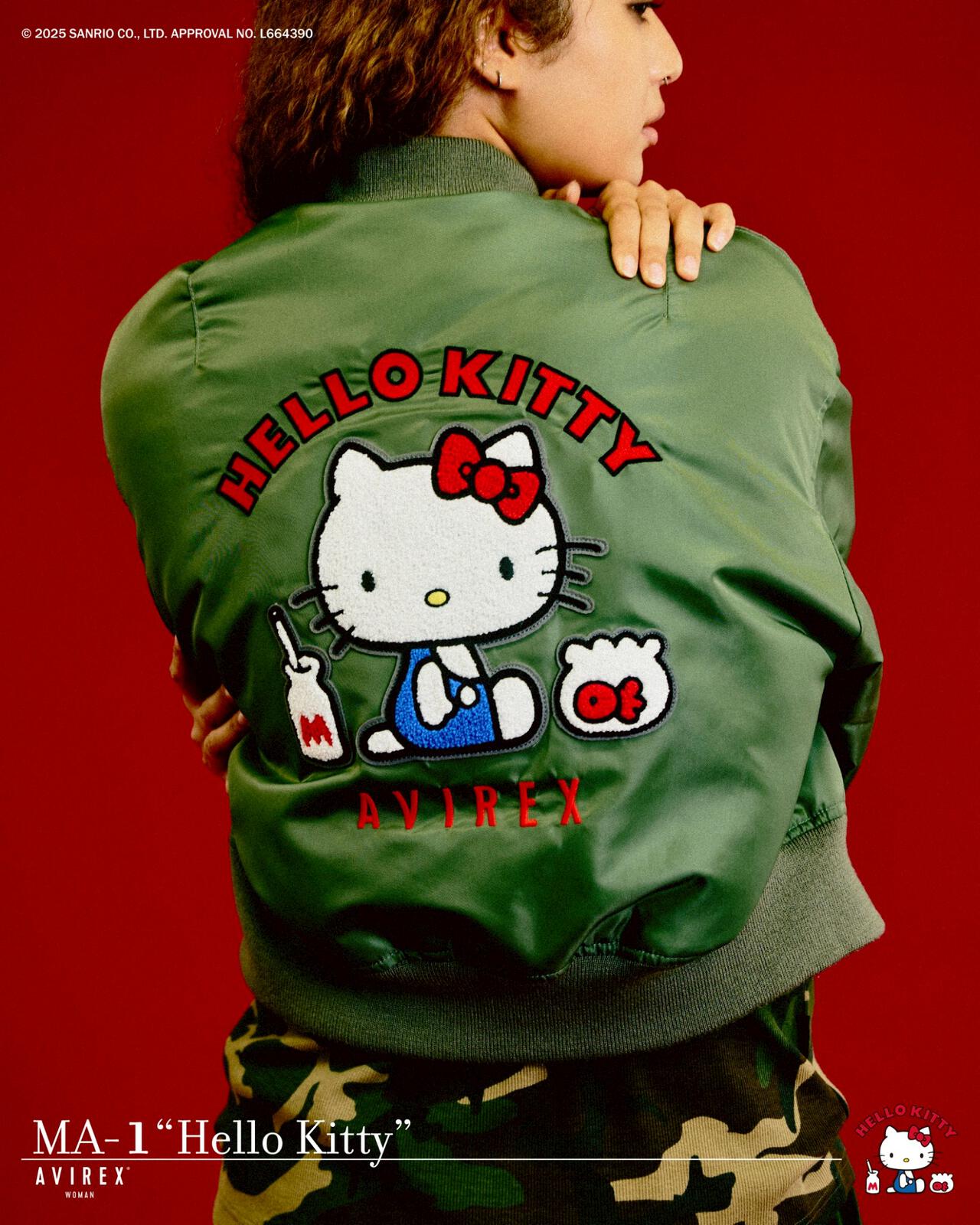 《AVIREX×HELLO KITTY》MA-1