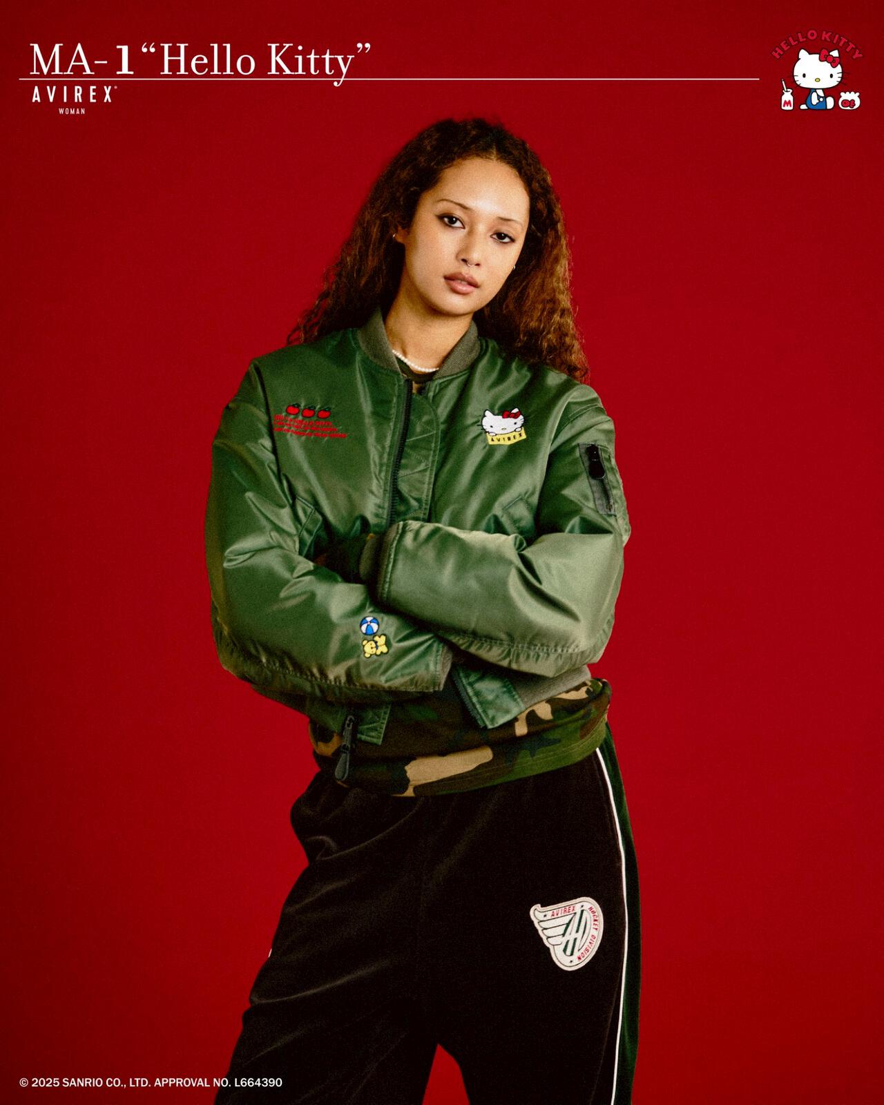 《AVIREX×HELLO KITTY》MA-1