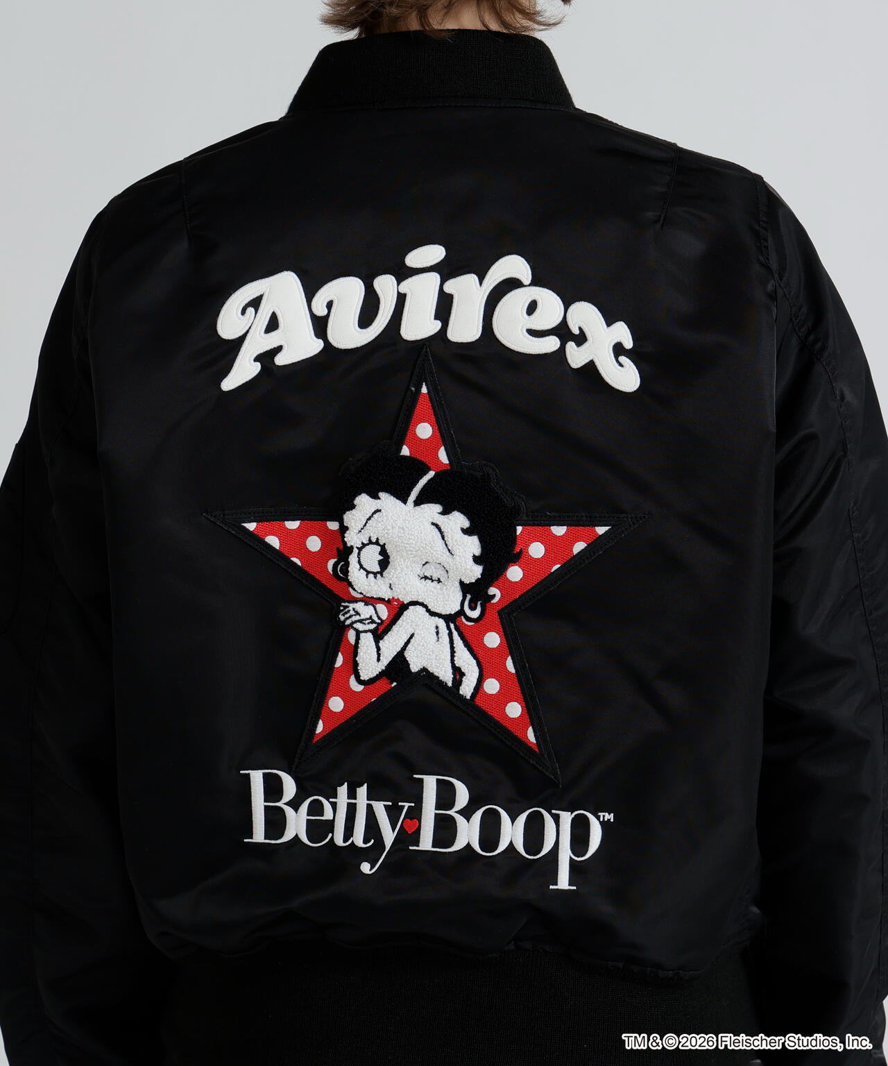 《AVIREX × Betty Boop》LIGHT MA-1