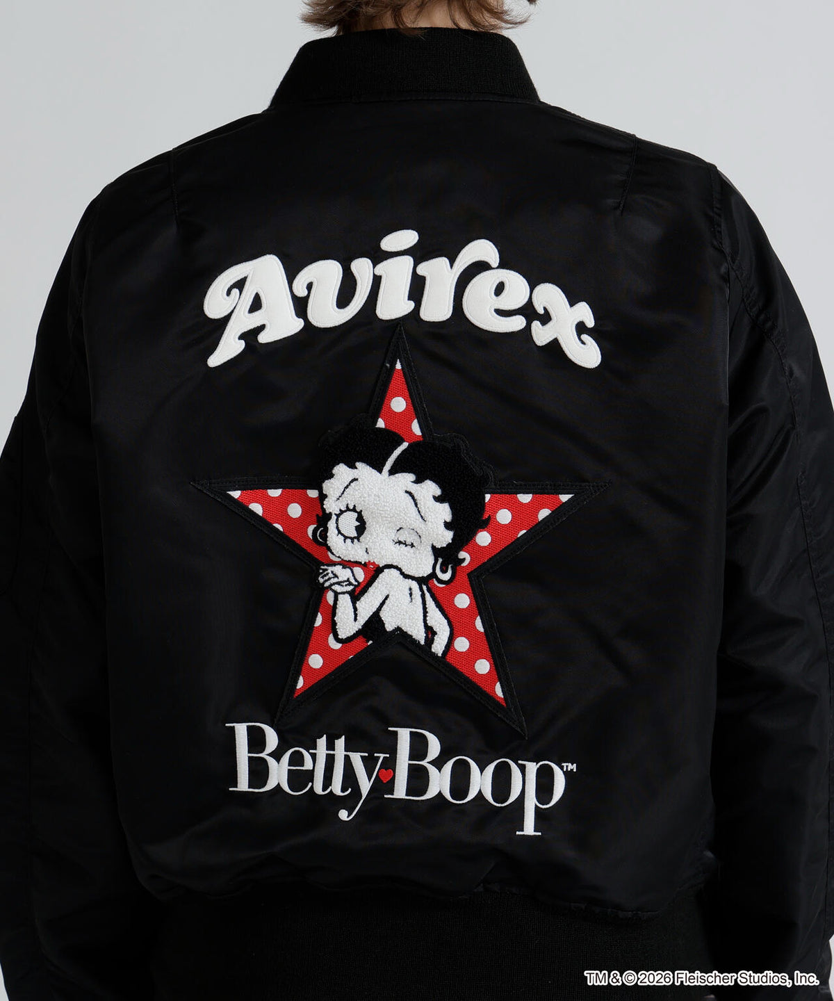 《AVIREX × Betty Boop》LIGHT MA-1