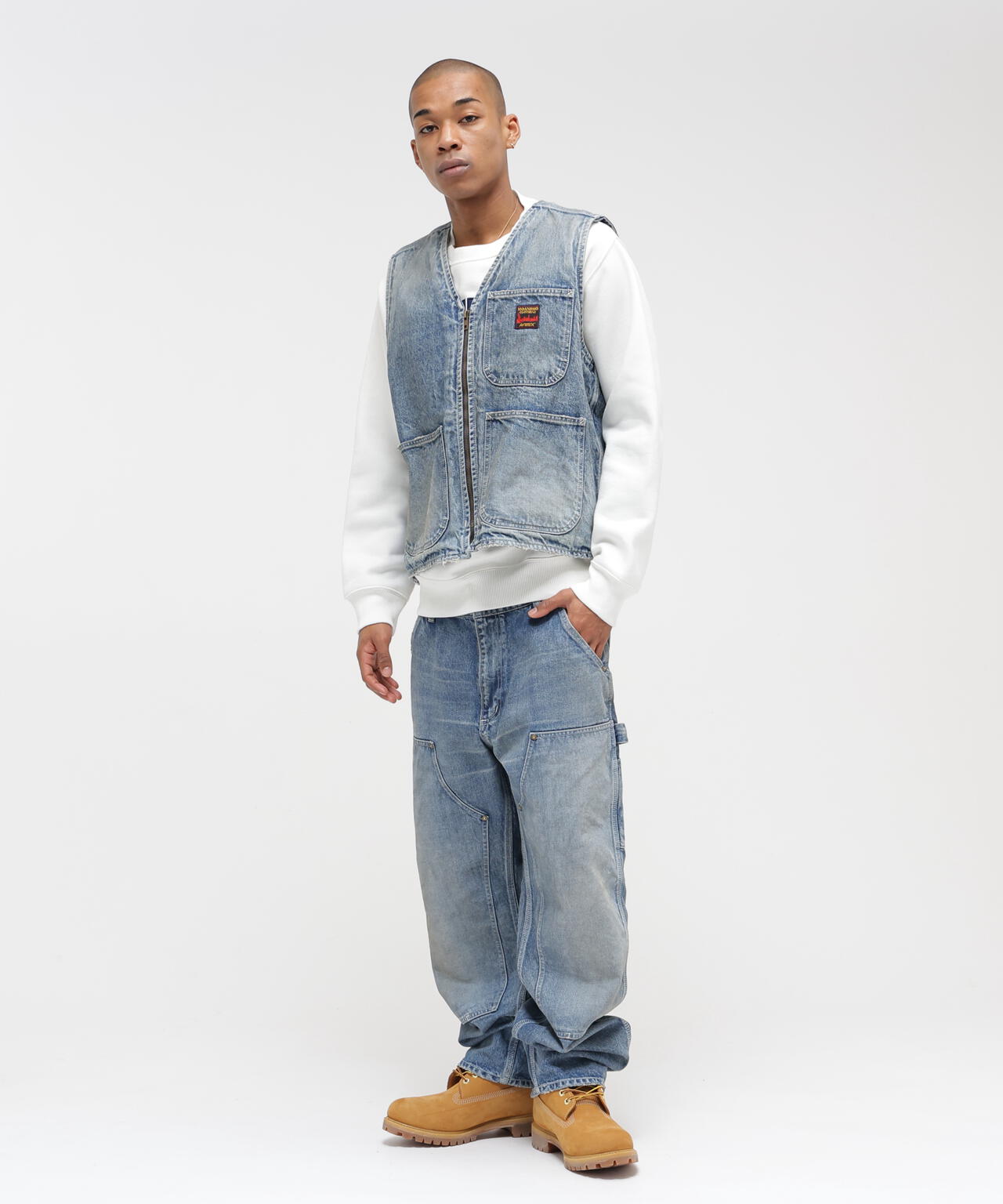 《AVIREX|MOANDMO CLOTHING》DENIM WORK VEST
