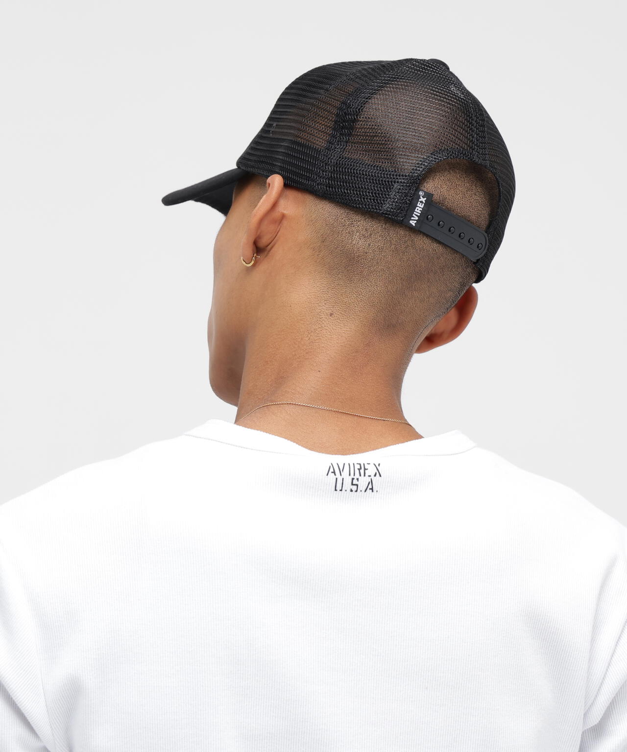 VARSITY LOGO TWILL MESH CAP