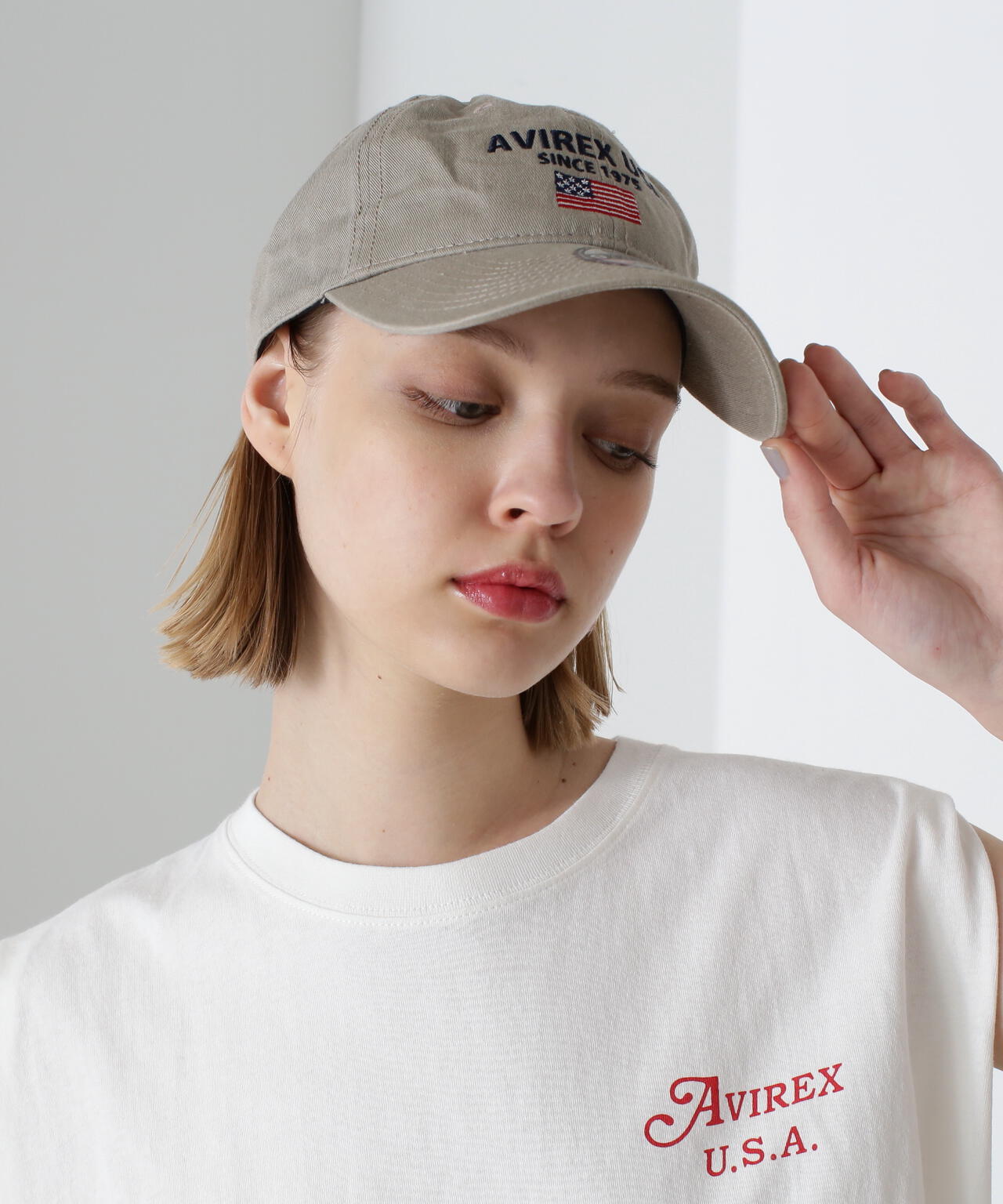 《AVIREX × NEWERA》 9TWENTY POLO CAP U.S.A FLAG