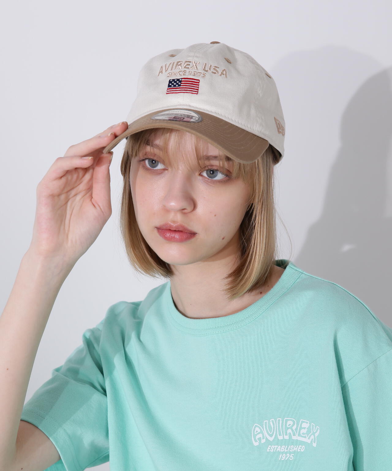 《AVIREX × NEWERA》 9TWENTY POLO CAP U.S.A FLAG