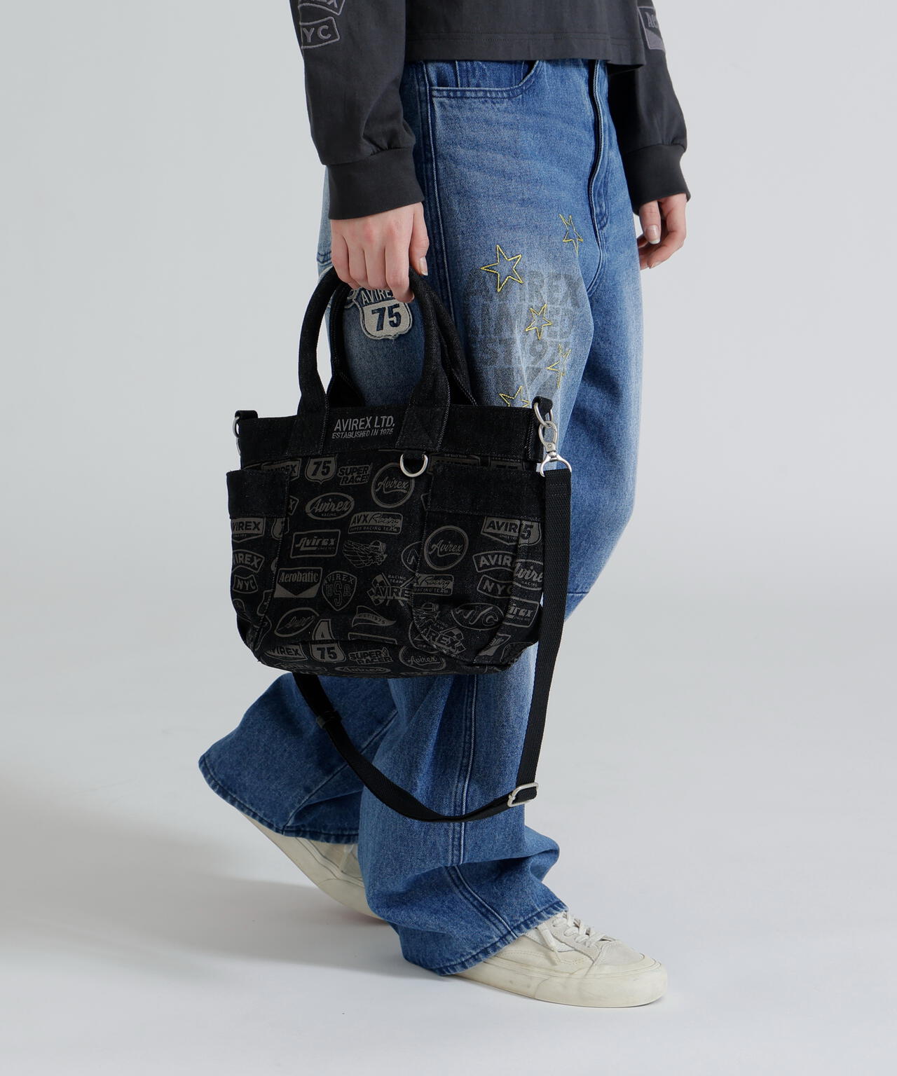 《直営店限定》DENIM PATTERN MINI TOTE BAG