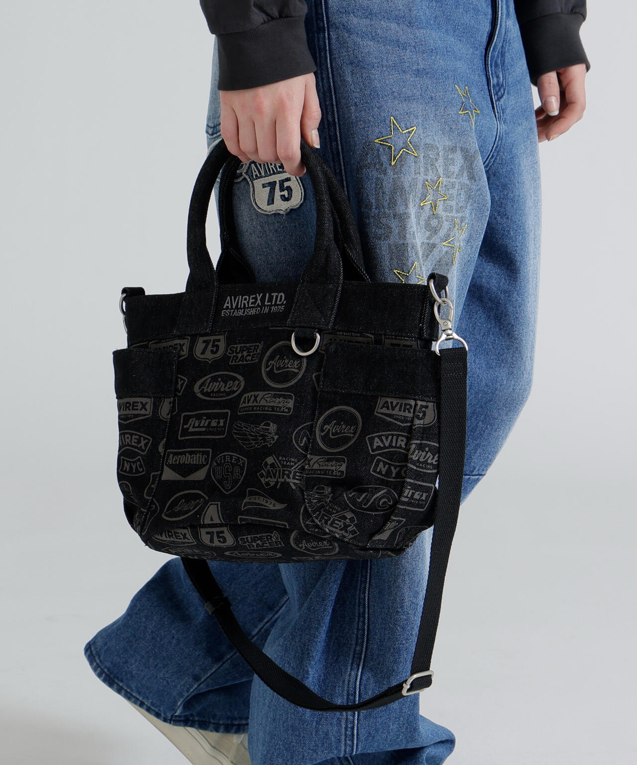 《直営店限定》DENIM PATTERN MINI TOTE BAG