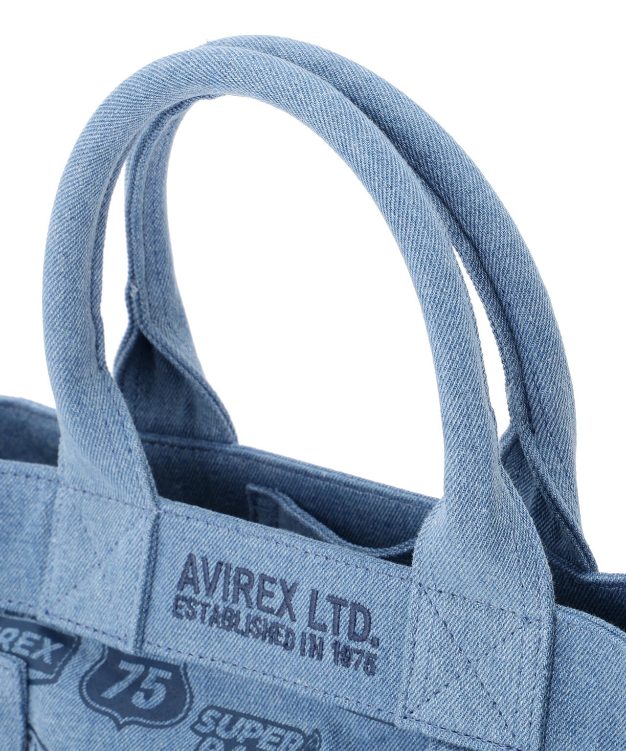 《直営店限定》DENIM PATTERN MINI TOTE BAG