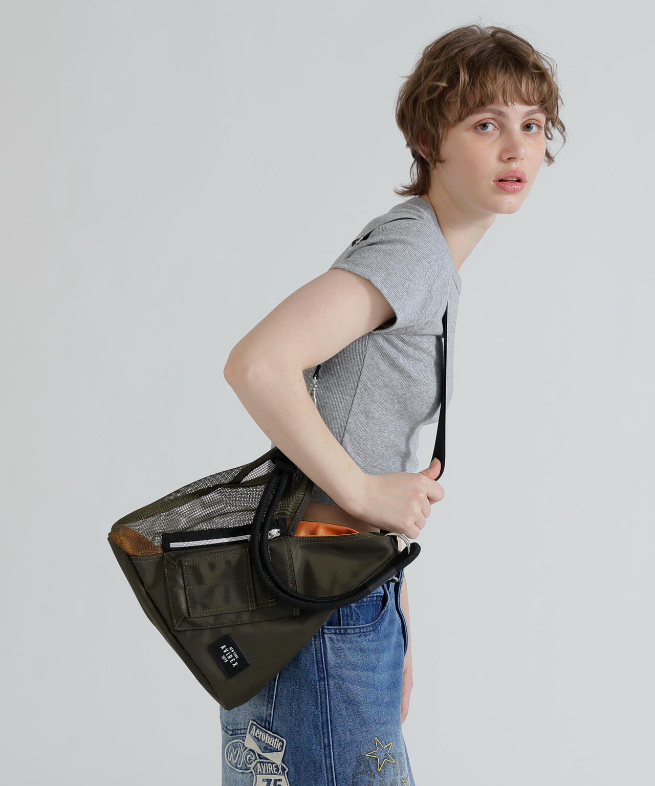 《直営店限定》MINI MESH TRIANGLE BAG