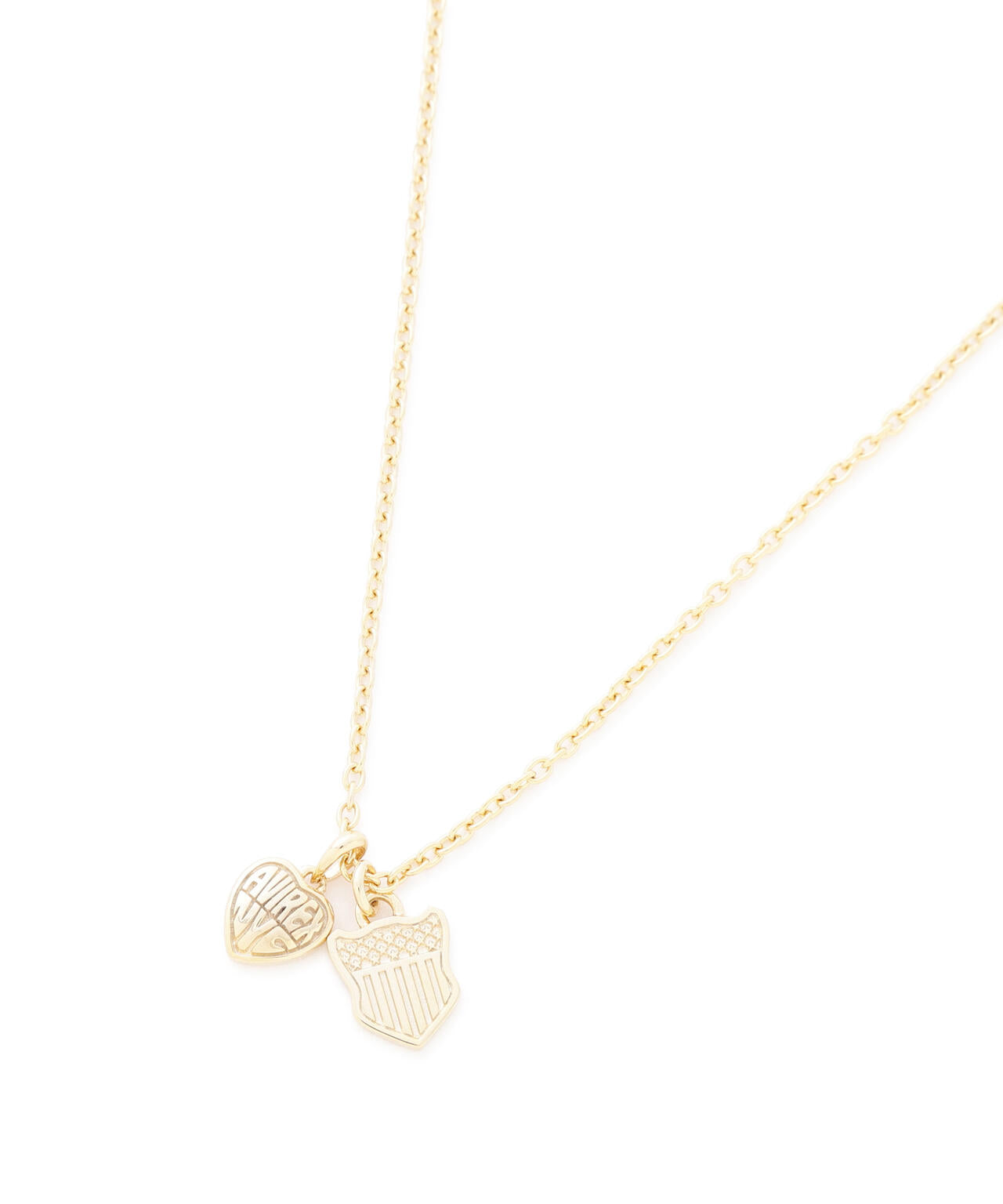 HEART 2TOP NECKLACE(GOLD) by J.H.M CO.LTD.