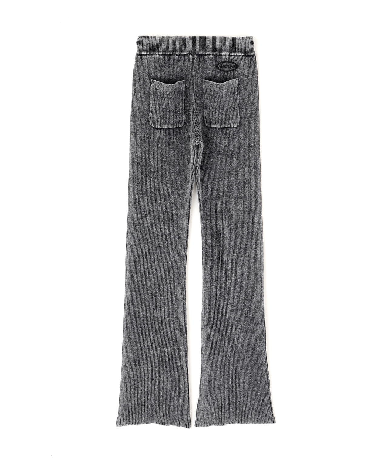 VINTAGE WASH WAPPEN KNIT PANTS