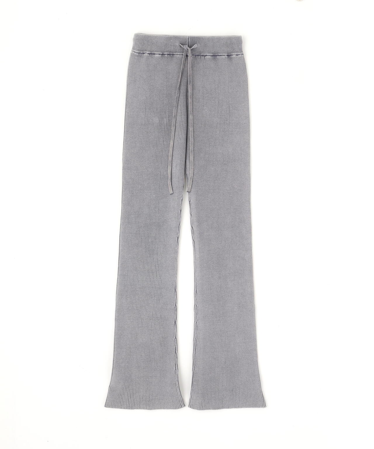 VINTAGE WASH WAPPEN KNIT PANTS