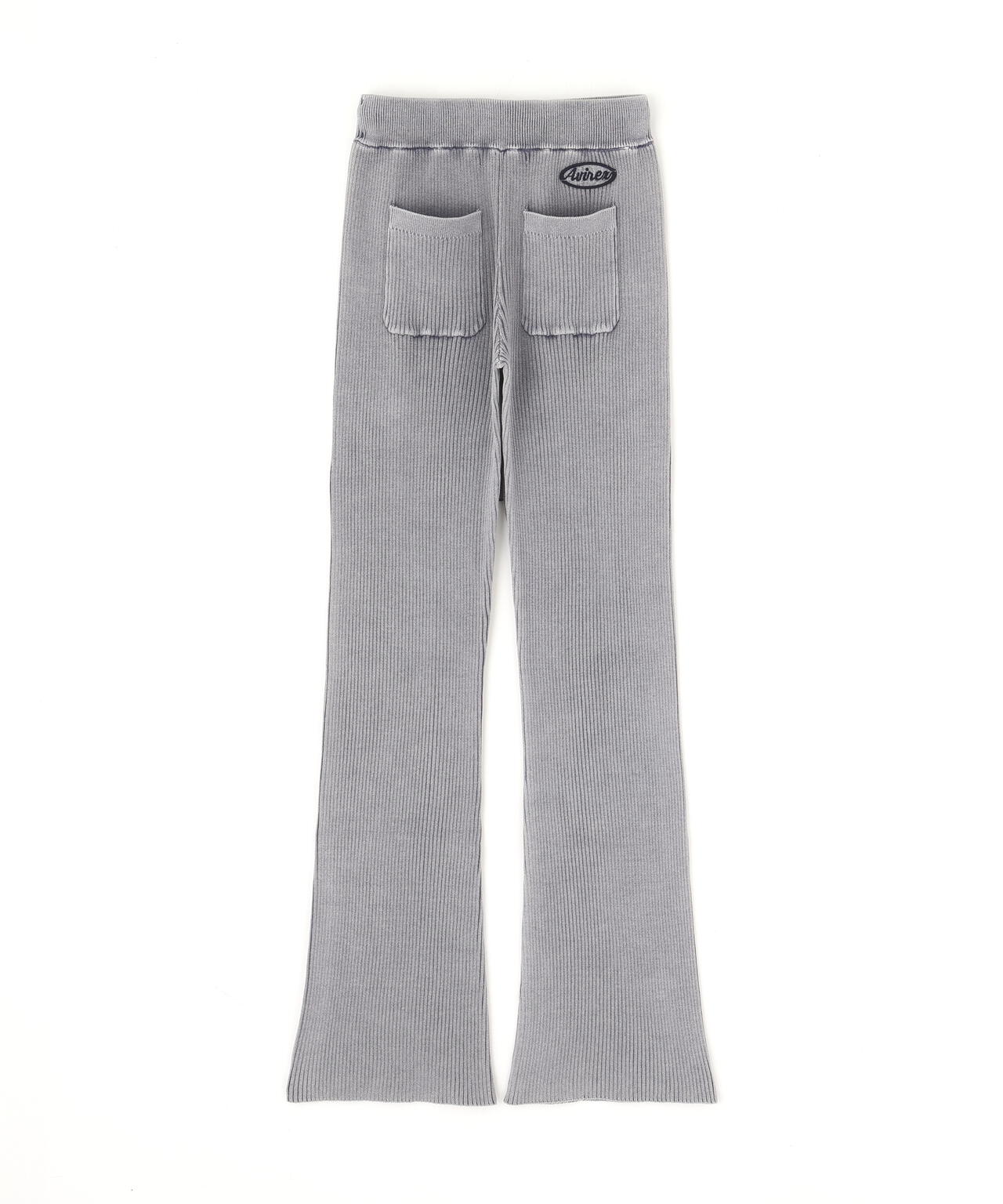 VINTAGE WASH WAPPEN KNIT PANTS