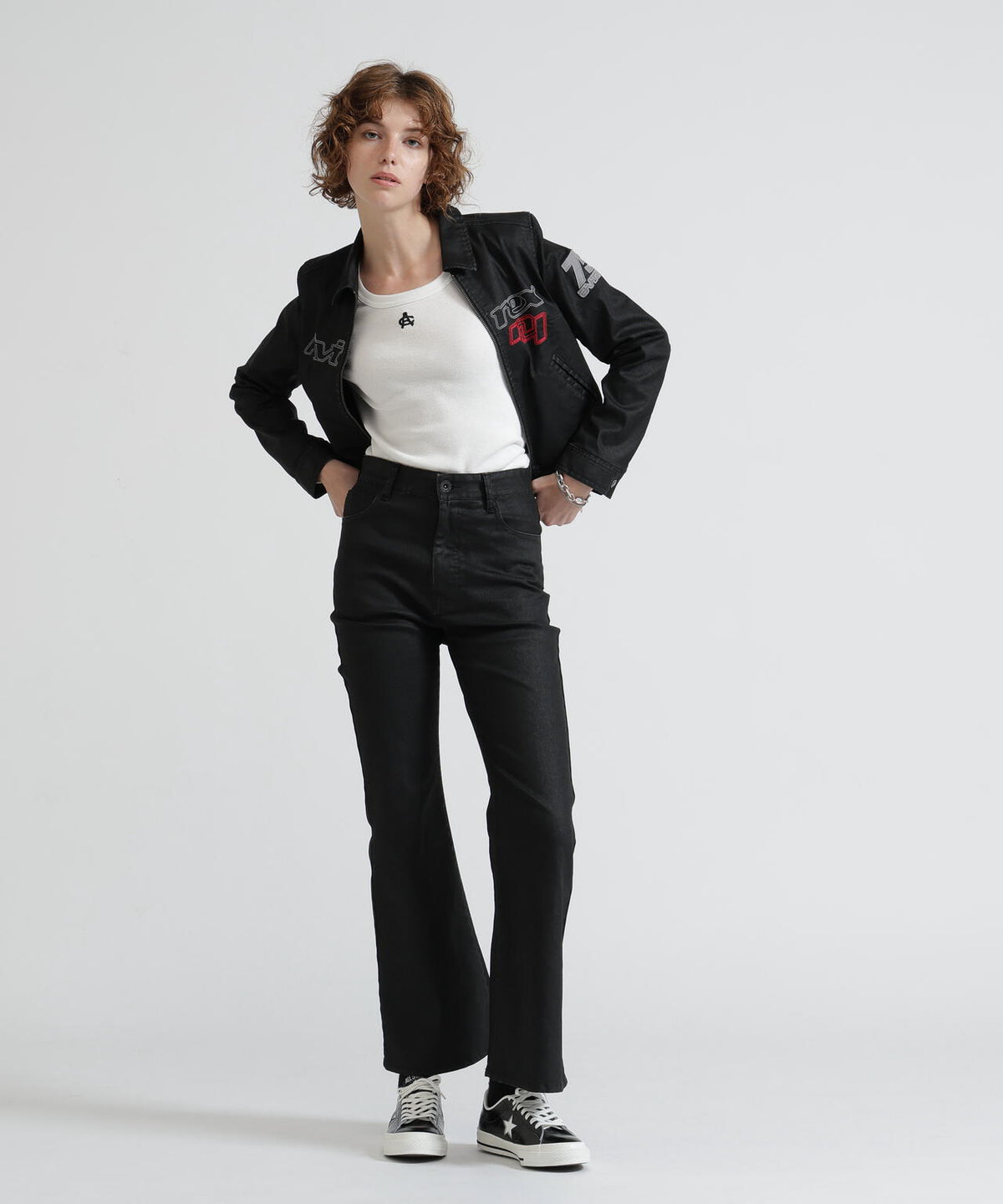 GOALERS DENIM FLARE PANTS