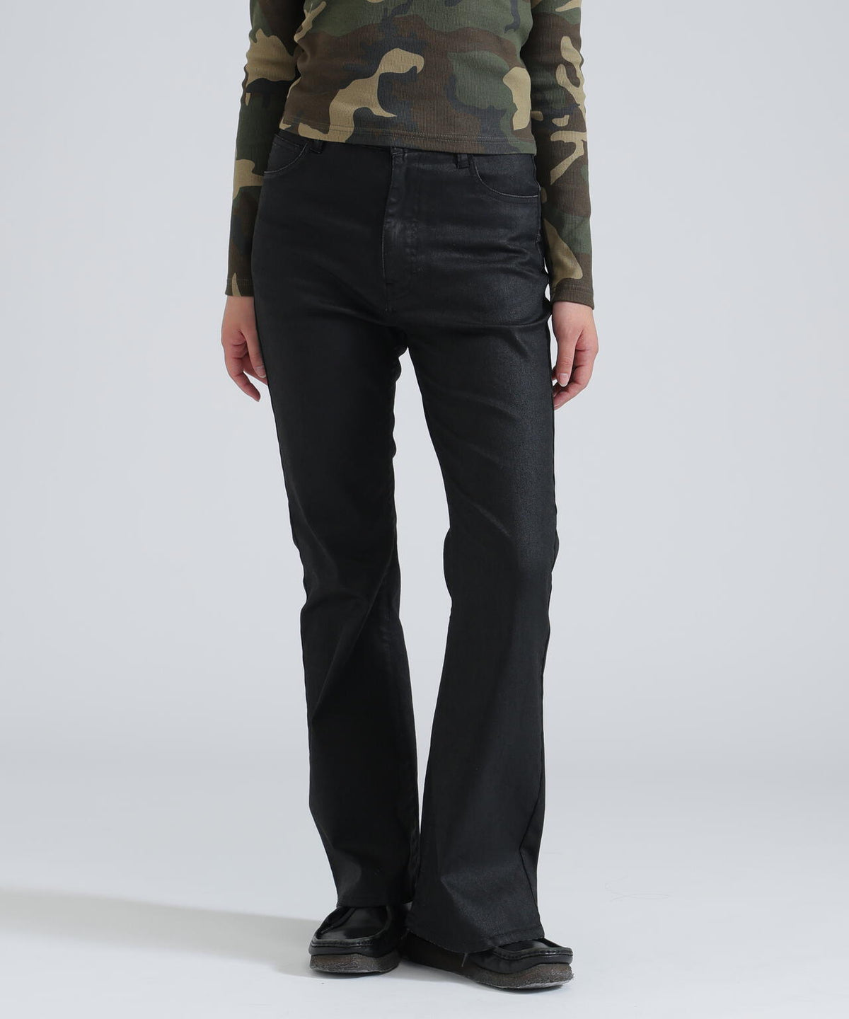 GOALERS DENIM FLARE PANTS