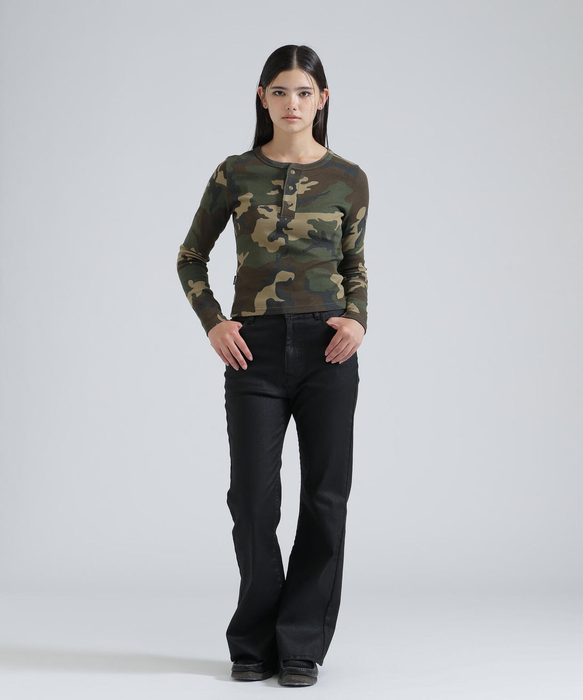 GOALERS DENIM FLARE PANTS
