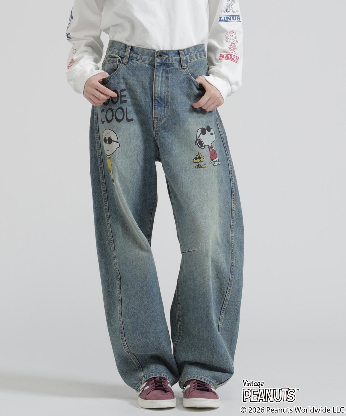 《AVIREX×PEANUTS》JOE COOL DENIM PANTS