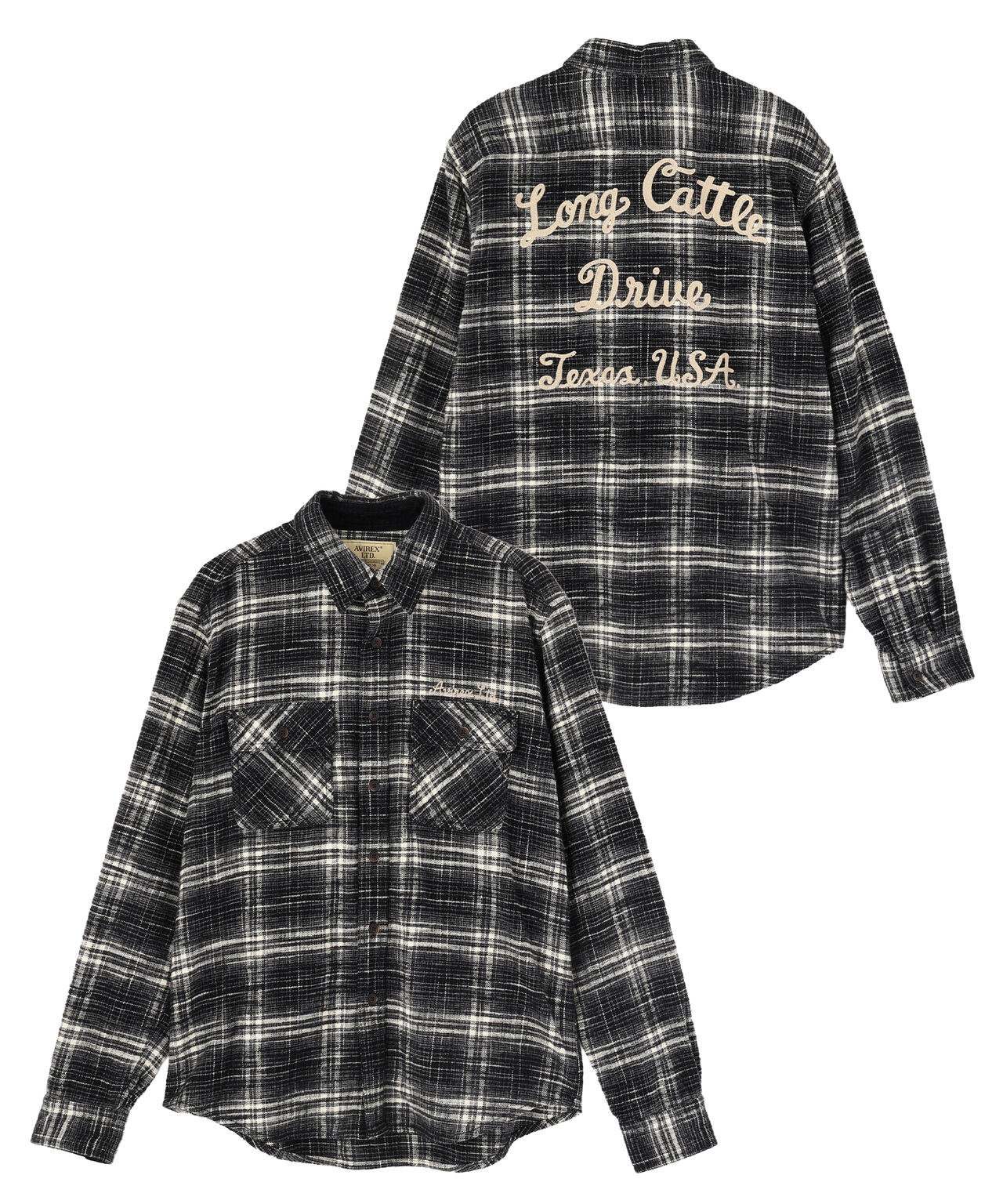 L/S CHECK SHIRT”LONG CATTLE DRIVE”