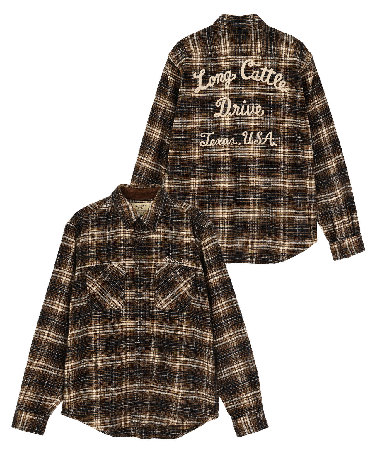 L/S CHECK SHIRT”LONG CATTLE DRIVE”