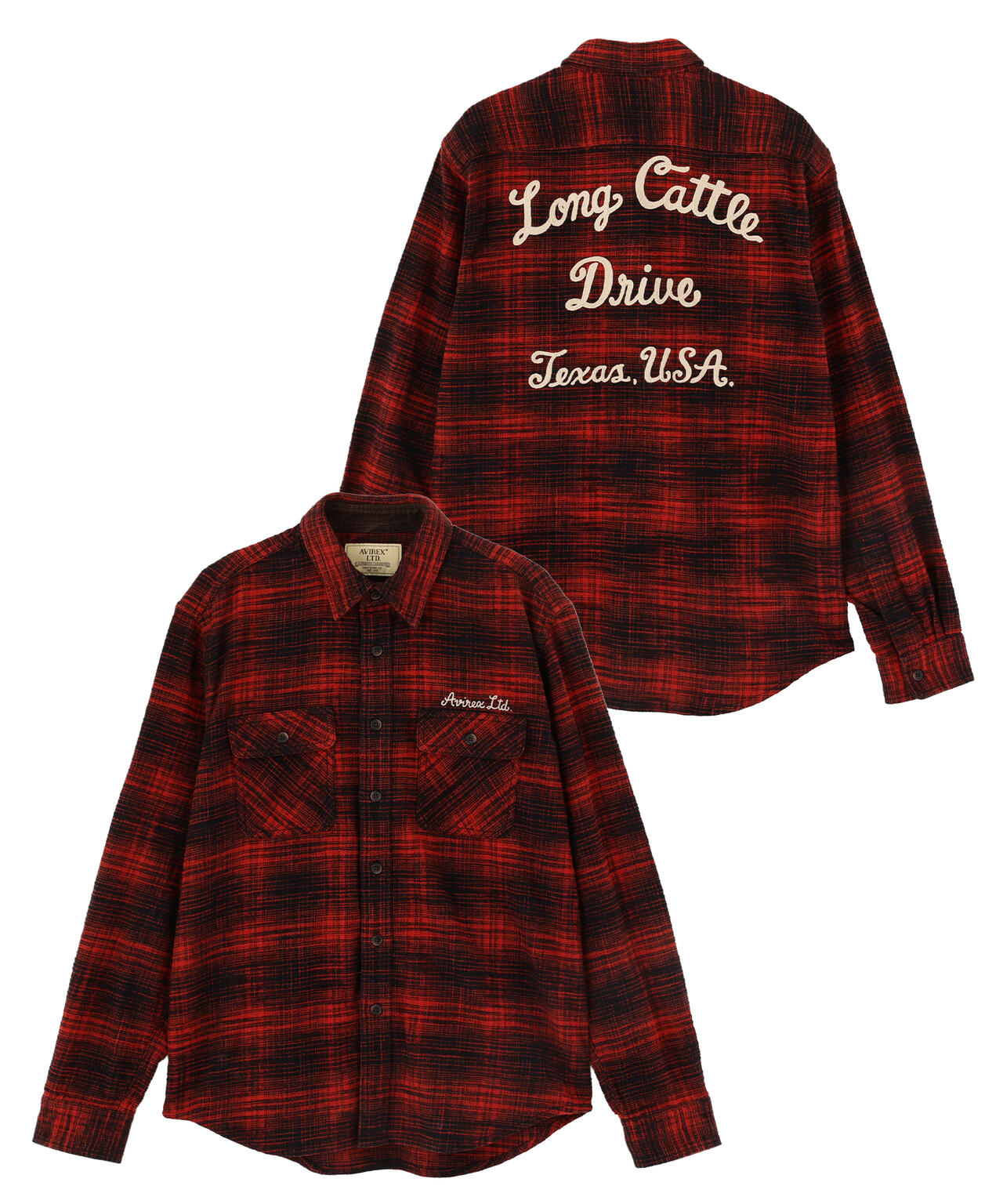 L/S CHECK SHIRT”LONG CATTLE DRIVE”