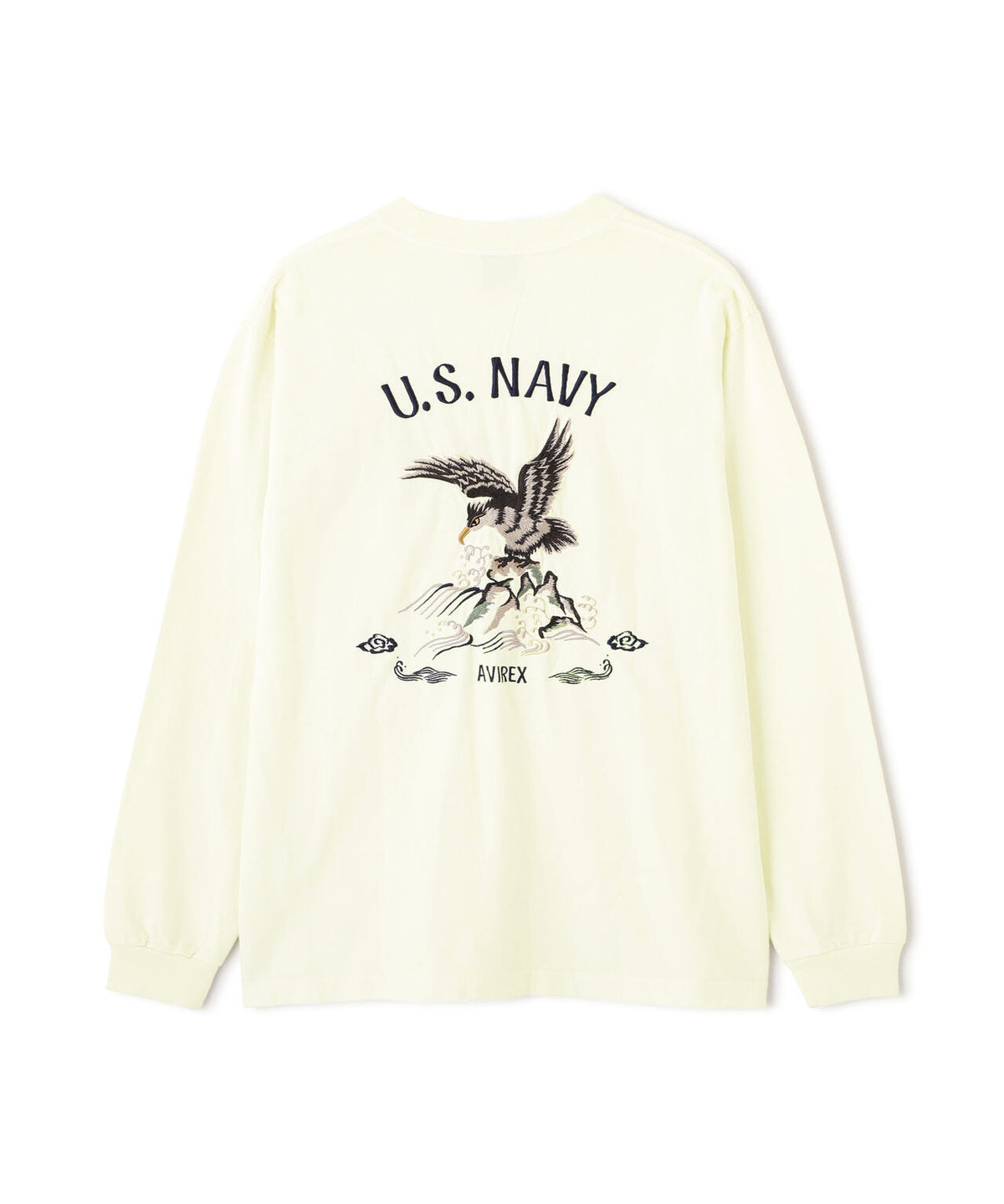 《NAVAL COLLECTION》SOUVENIR EMBROIDERY LONG SLEEVE T-SHIRT