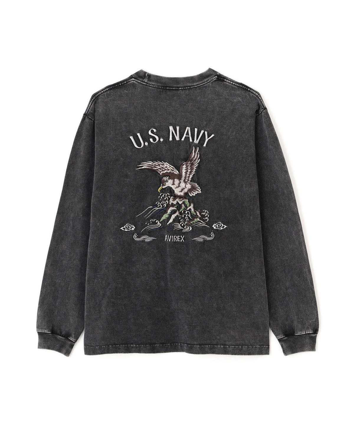 《NAVAL COLLECTION》SOUVENIR EMBROIDERY LONG SLEEVE T-SHIRT