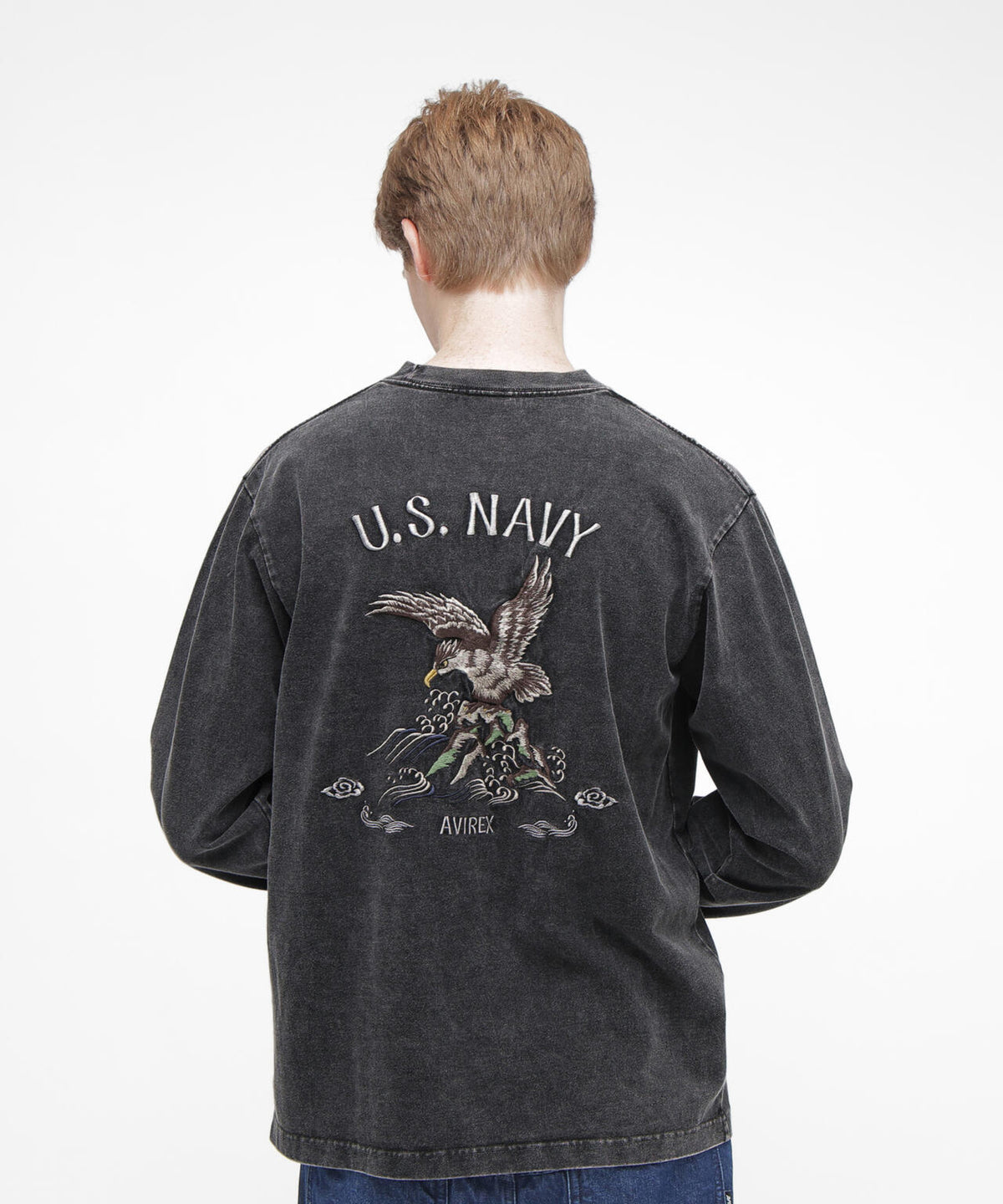 《NAVAL COLLECTION》SOUVENIR EMBROIDERY LONG SLEEVE T-SHIRT