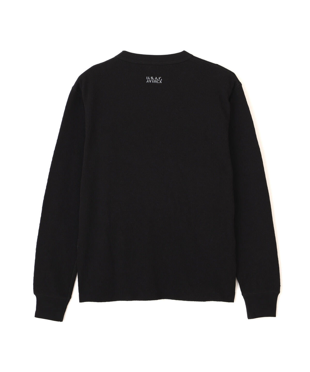 HONEYCOMB WAFFLE L/S CREW T-SHIRT