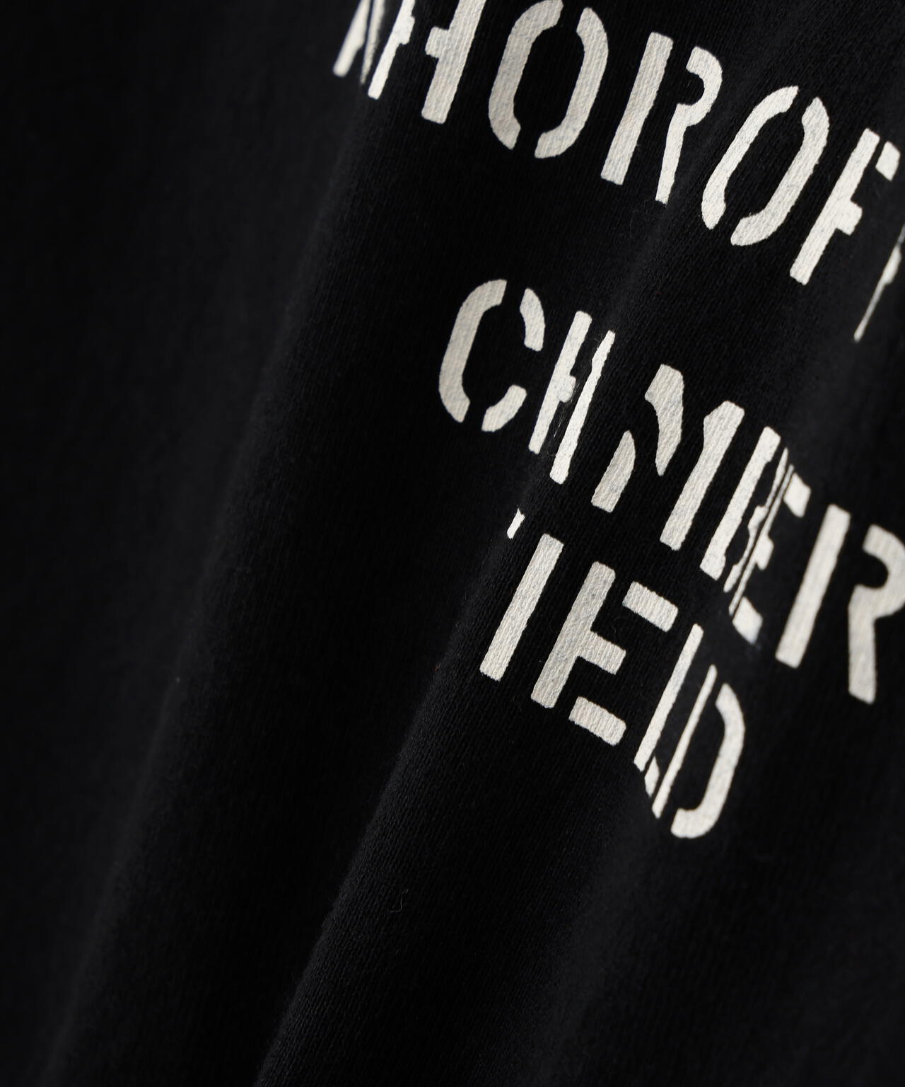 L/S T-SHIRT ”NAVY STENCIL”