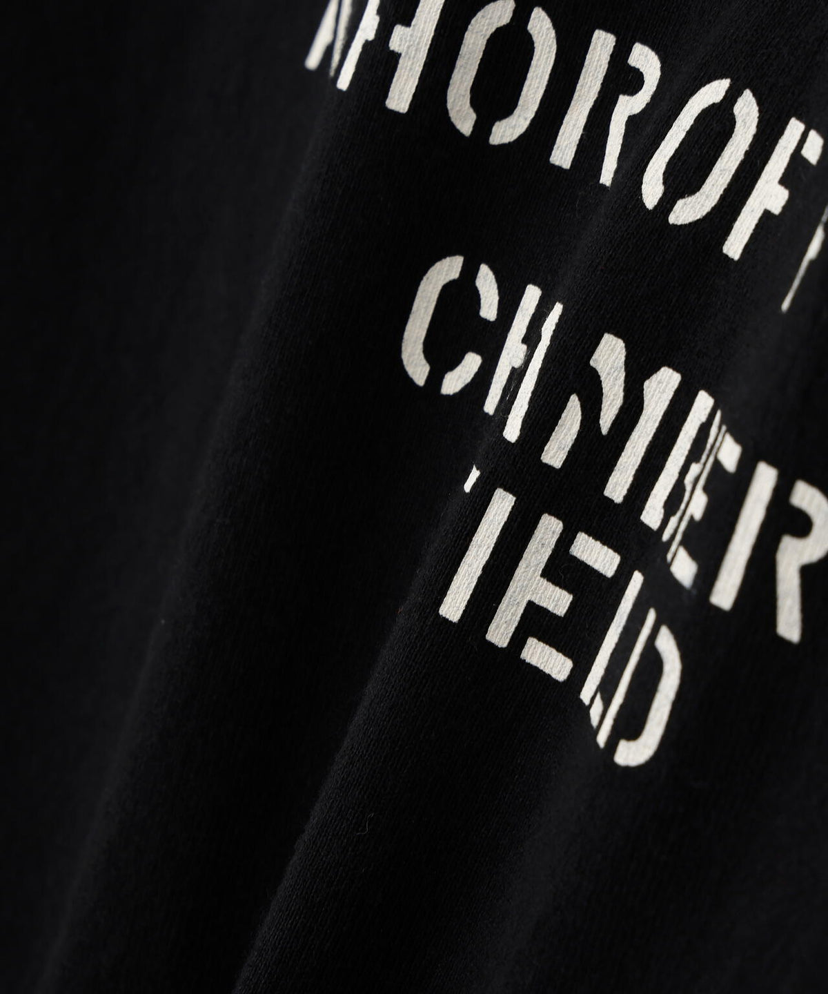 L/S T-SHIRT ”NAVY STENCIL”