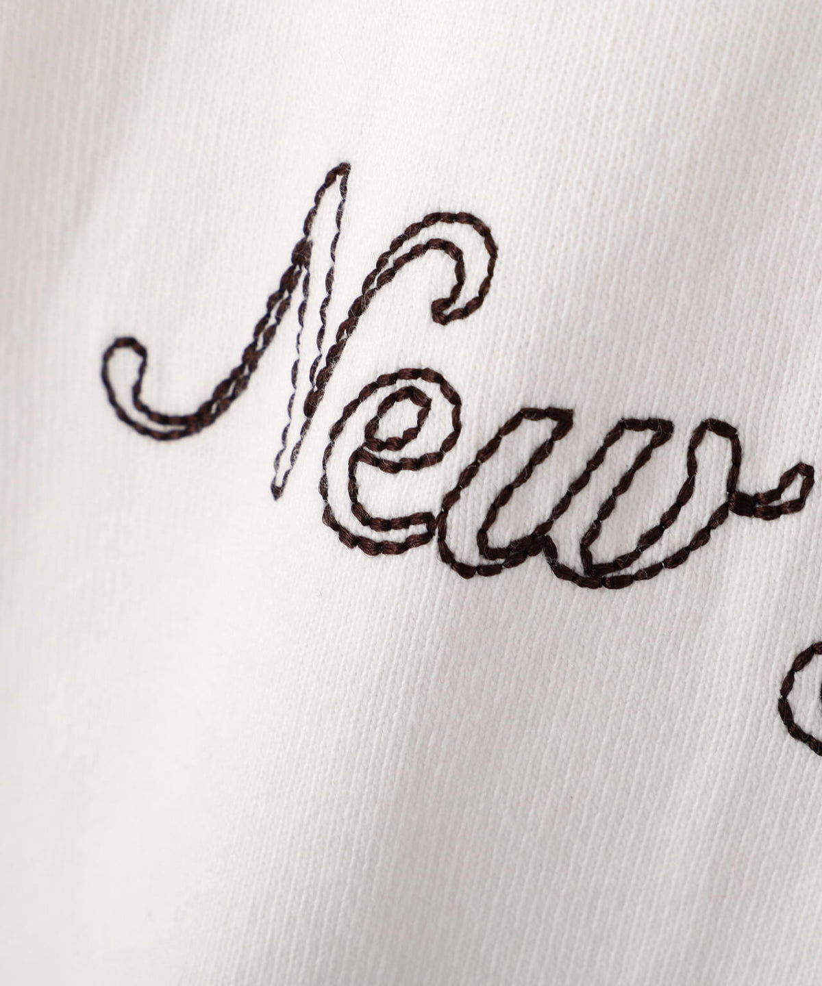 STITCH EMBROIDERY LOGO L/S T-SHIRT