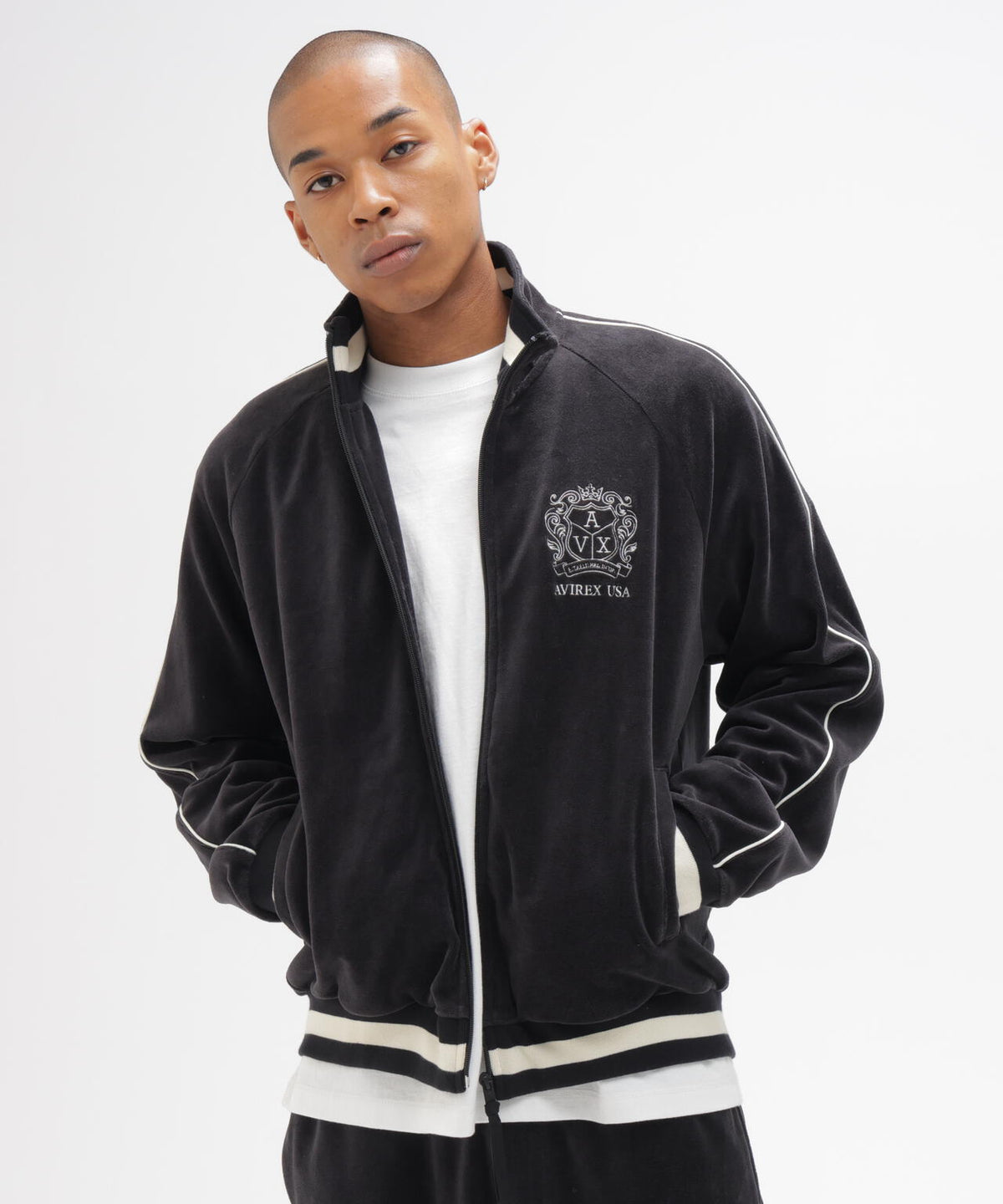 VELOUR TRACK JACKET