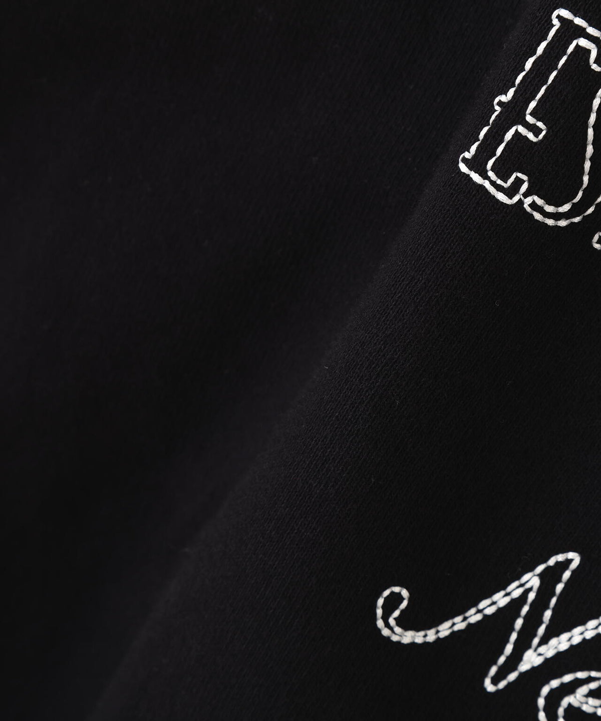 STITCH EMBROIDERY LOGO ZIP PARKA
