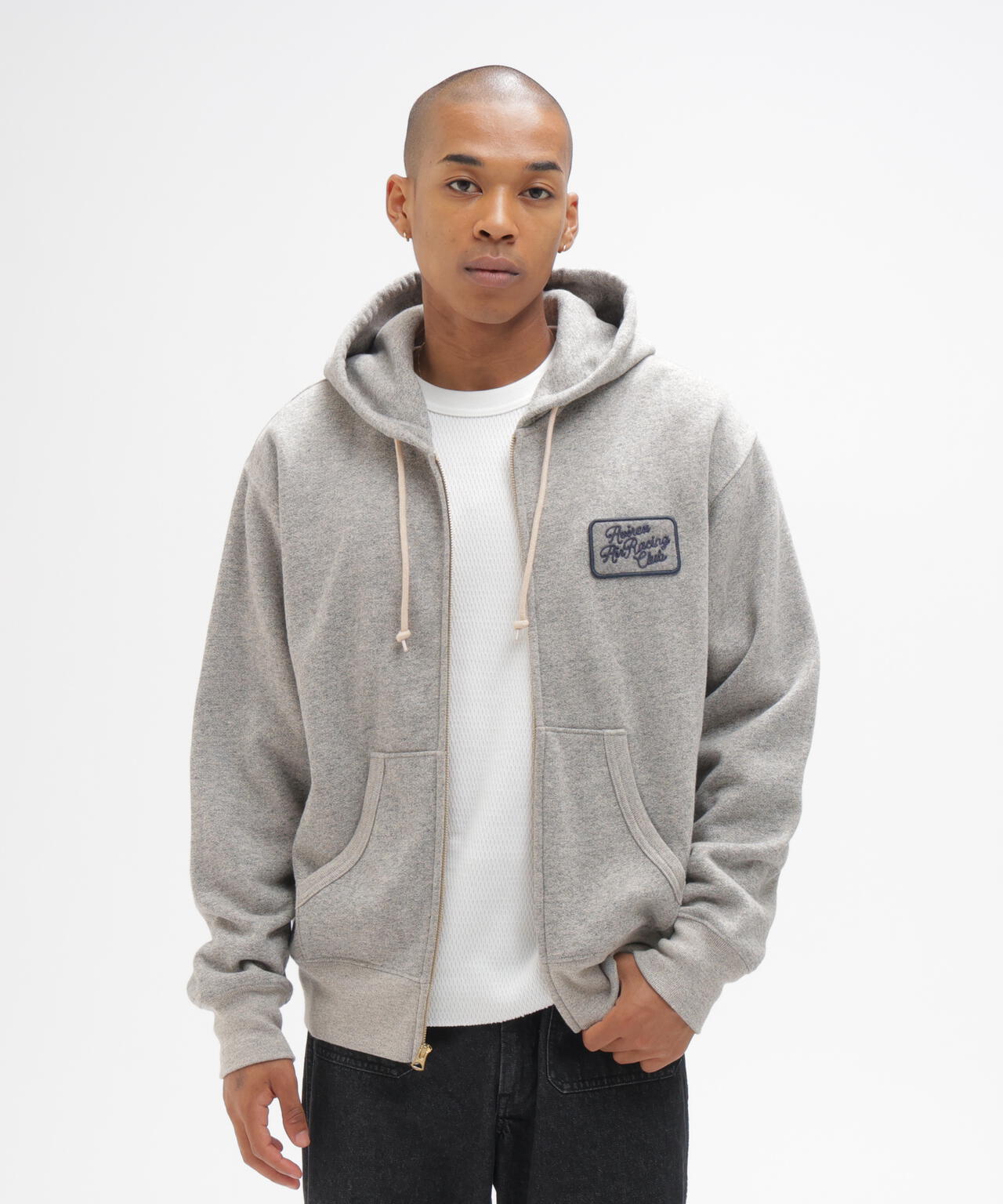 《A.A.R.C》CHENILLE EMB. CLASSIC ZIP HOODIE