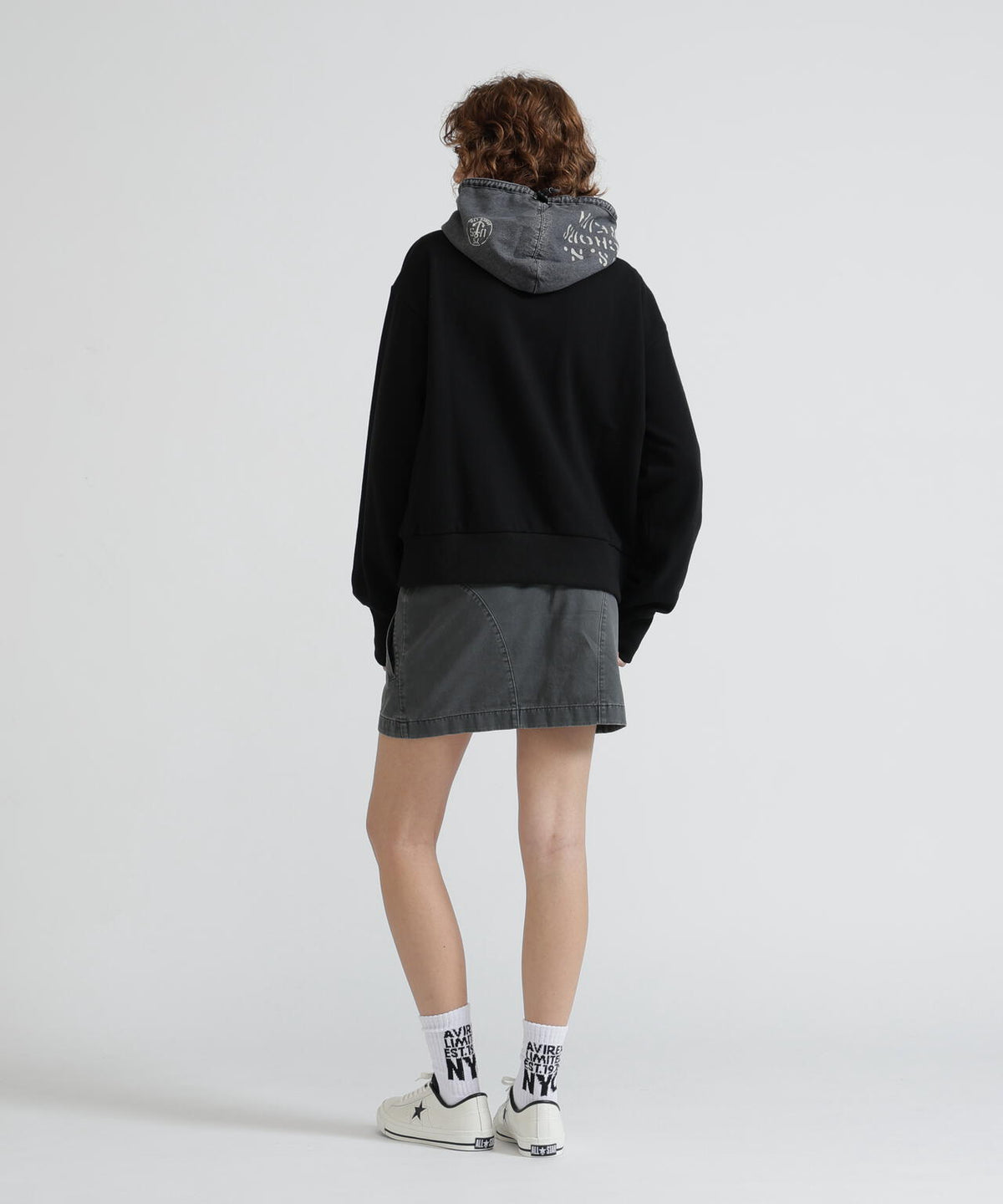 《NAVAL COLLECTION》DENIM COMBI PARKA