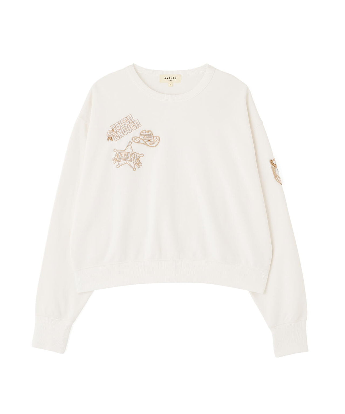 FADE COWBOY PATCH CREW SWEAT