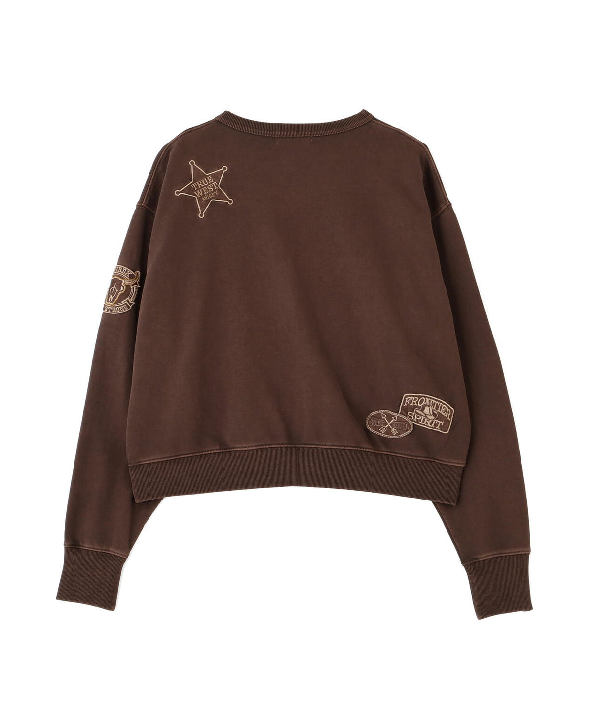 FADE COWBOY PATCH CREW SWEAT