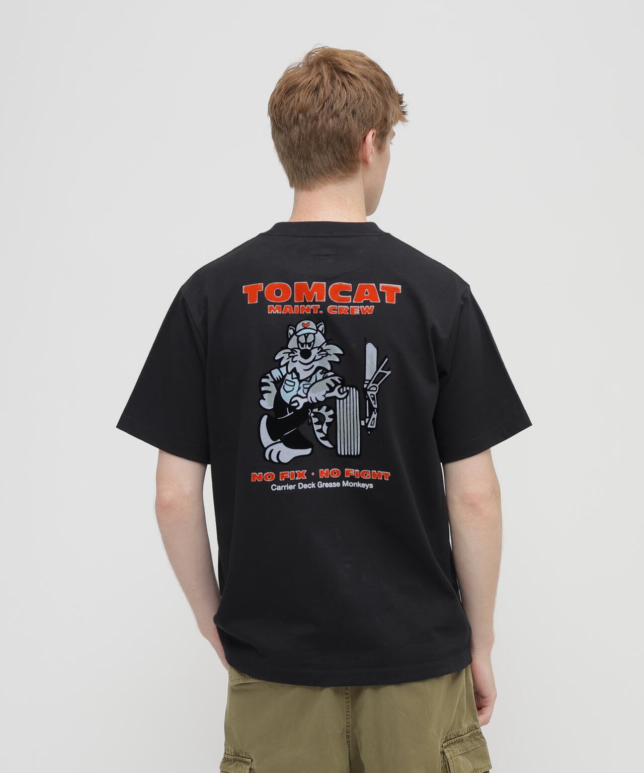 U.S. NAVY TOMCAT FLOCKY T-SHIRT