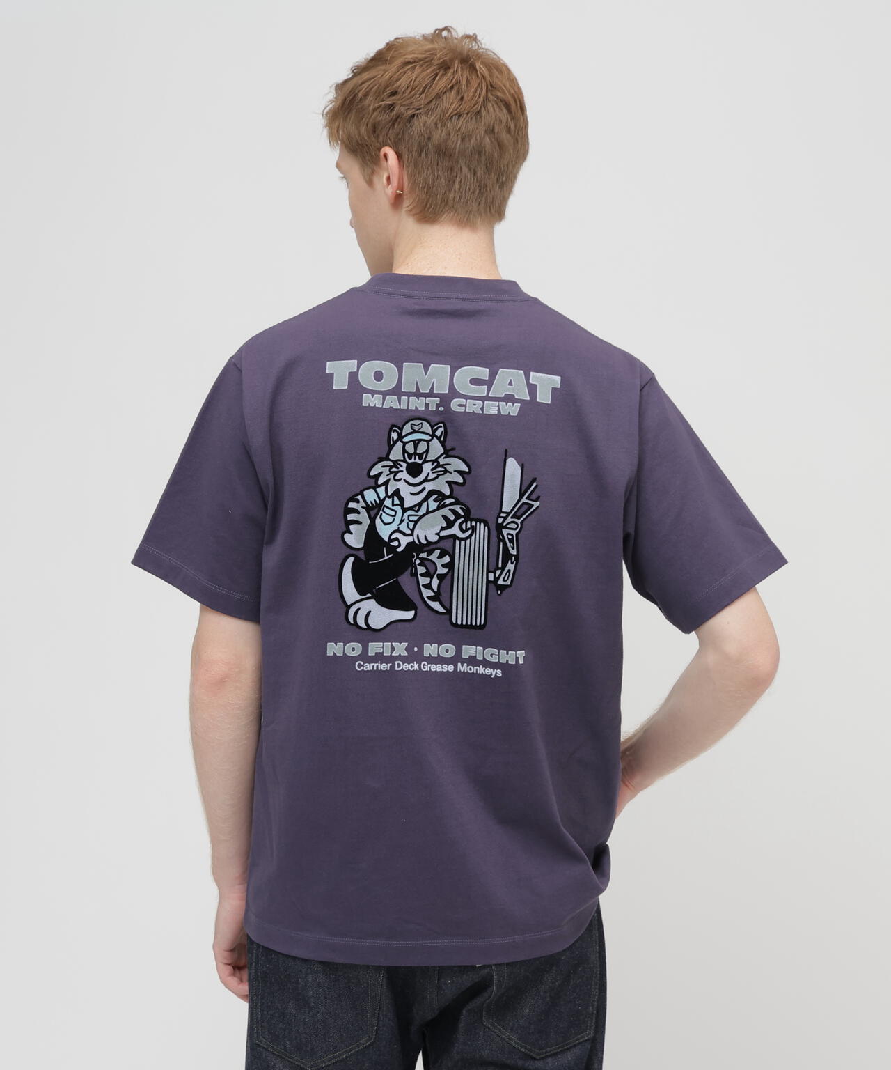 U.S. NAVY TOMCAT FLOCKY T-SHIRT