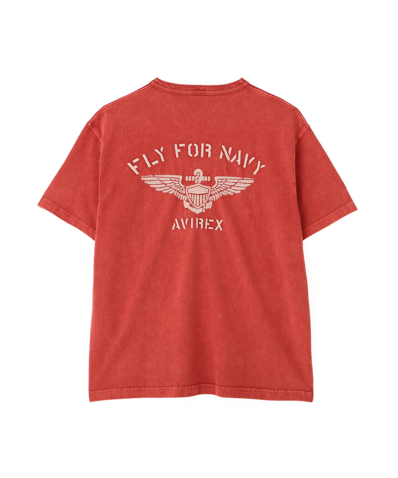 《NAVAL COLLECTION》SHORT SLEEVE HENLEY T-SHIRT ”FLY FOR NAVY”