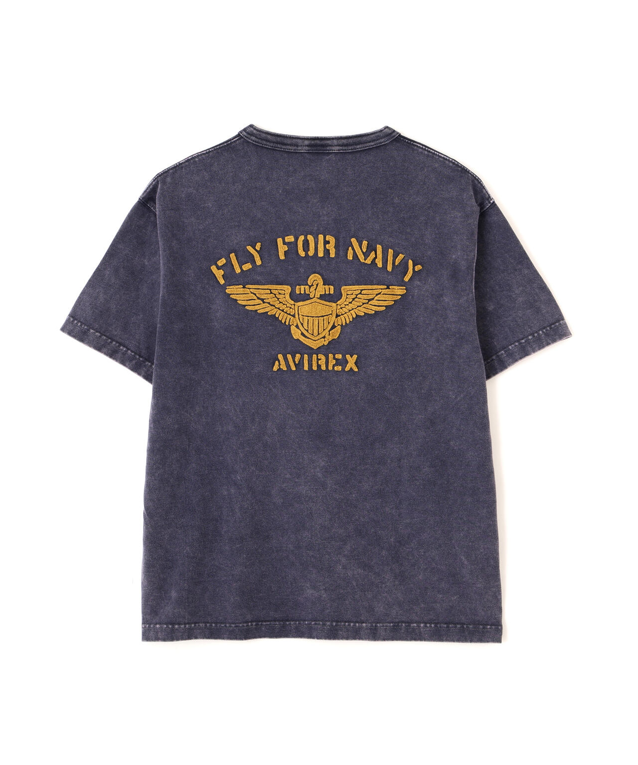 《NAVAL COLLECTION》SHORT SLEEVE HENLEY T-SHIRT ”FLY FOR NAVY”