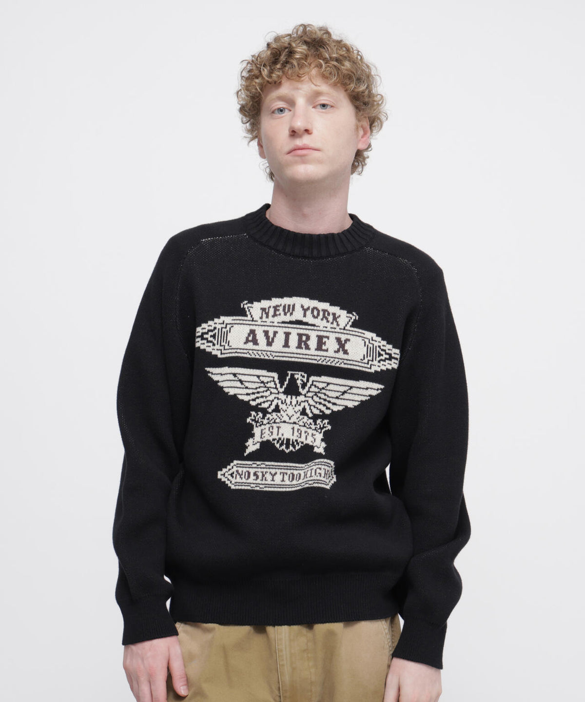 《直営店限定》FREEDOM SLEEVE COTTON KNIT ”EAGLES”