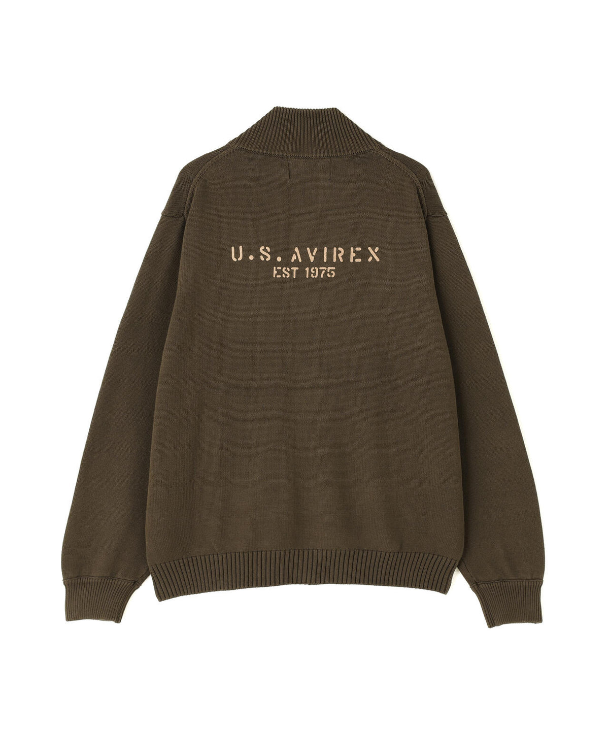 ECDP STAND ZIP COTTON KNIT