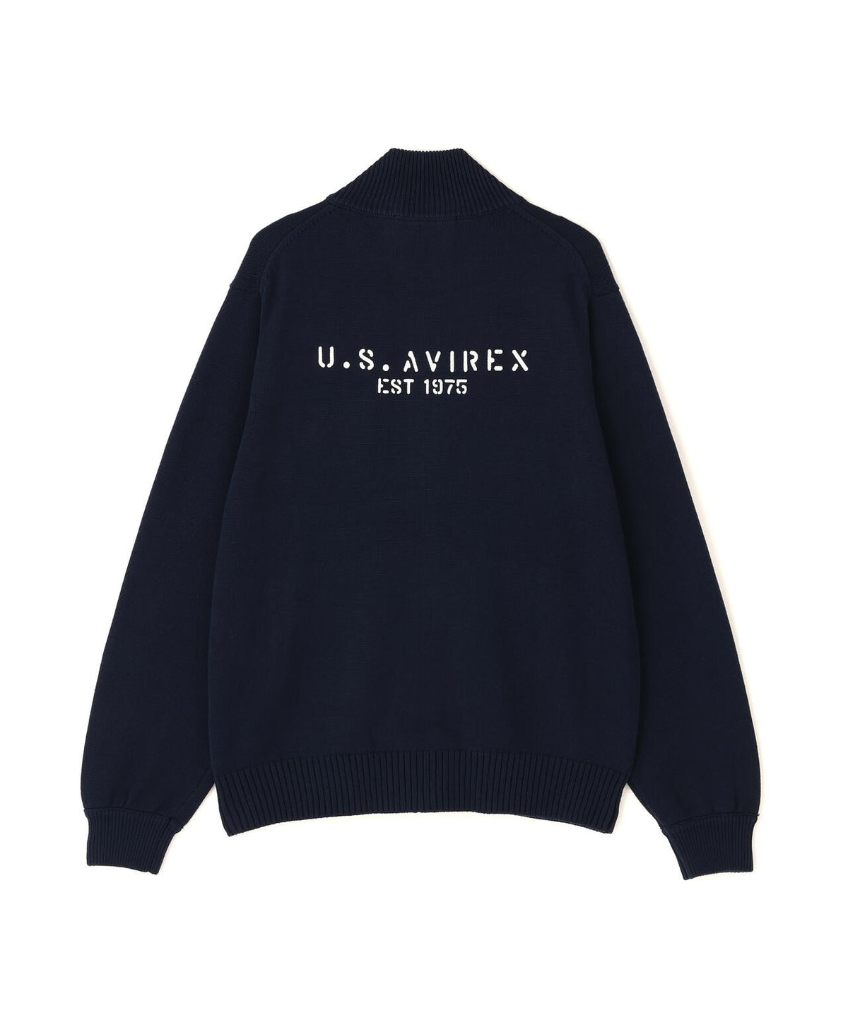 ECDP STAND ZIP COTTON KNIT