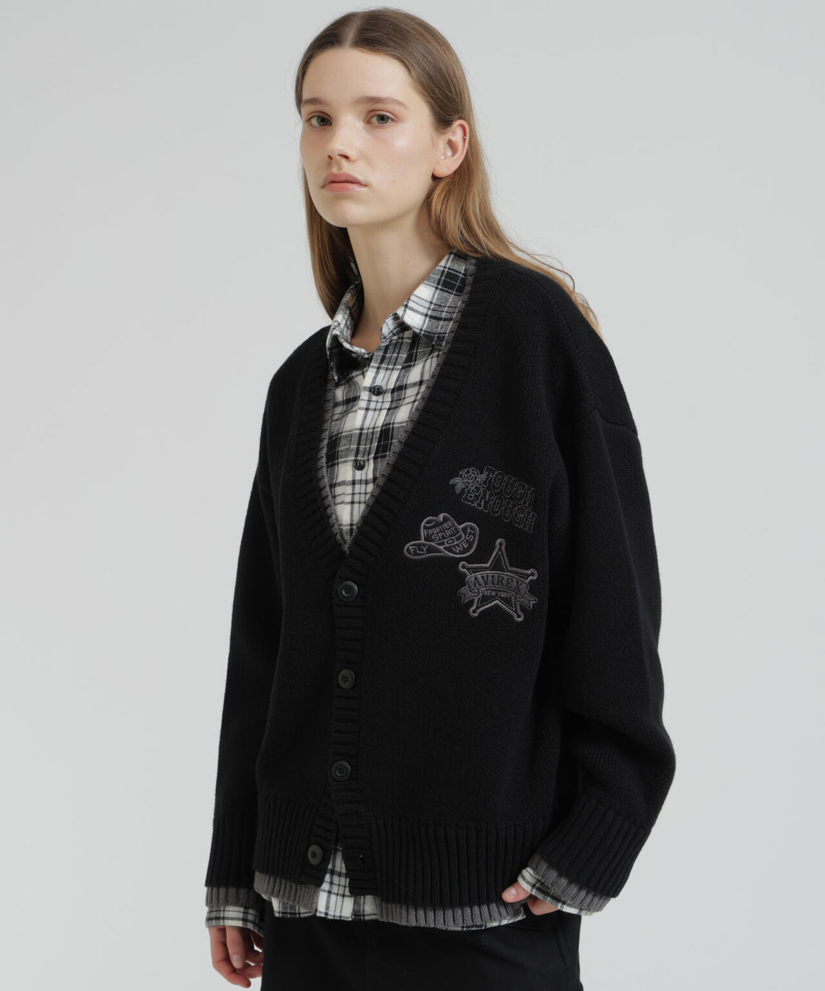 《直営店限定》COWBOY PATCH KNIT CARDIGAN